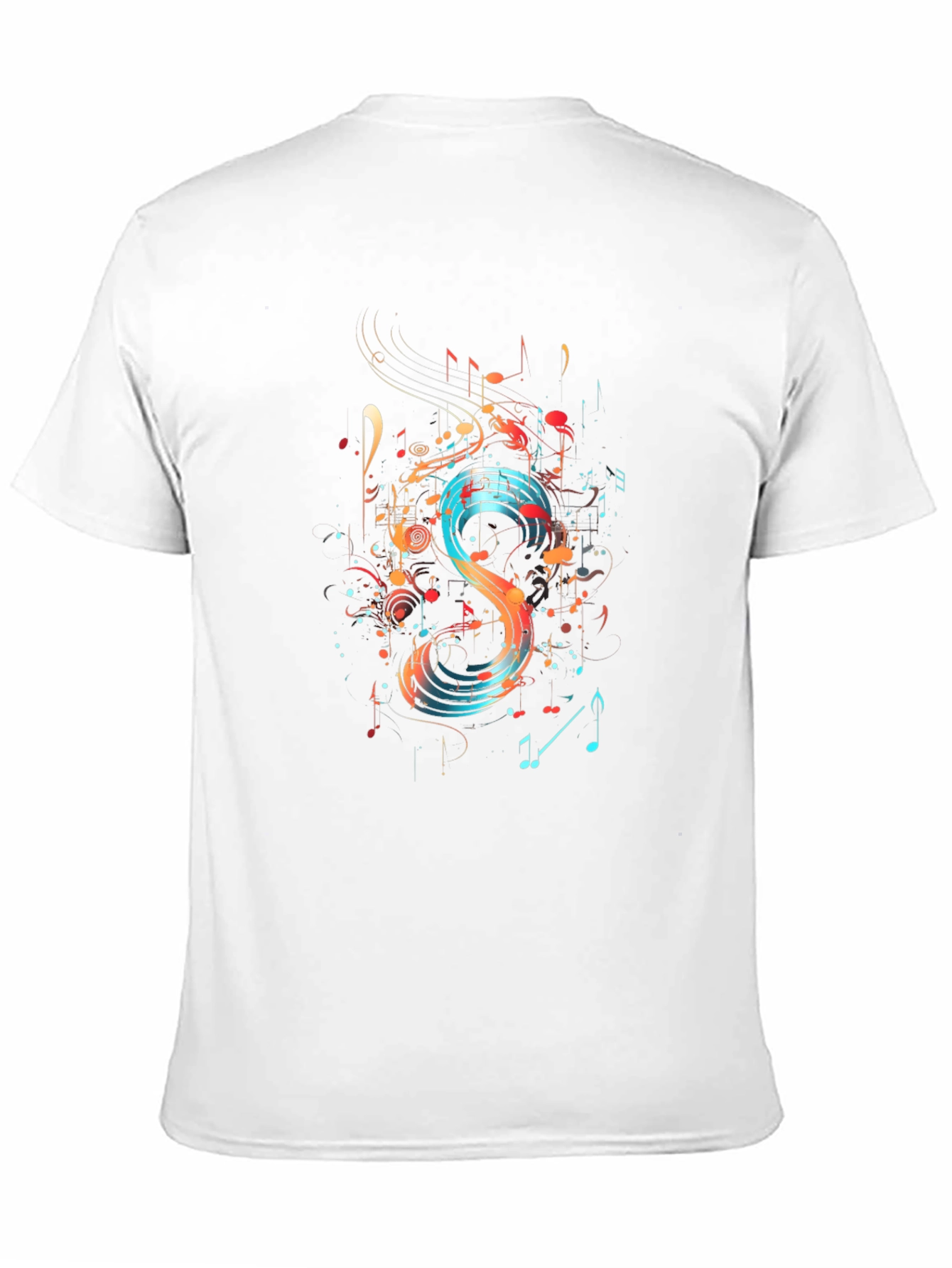 Abstract Music Note Graphic Tee