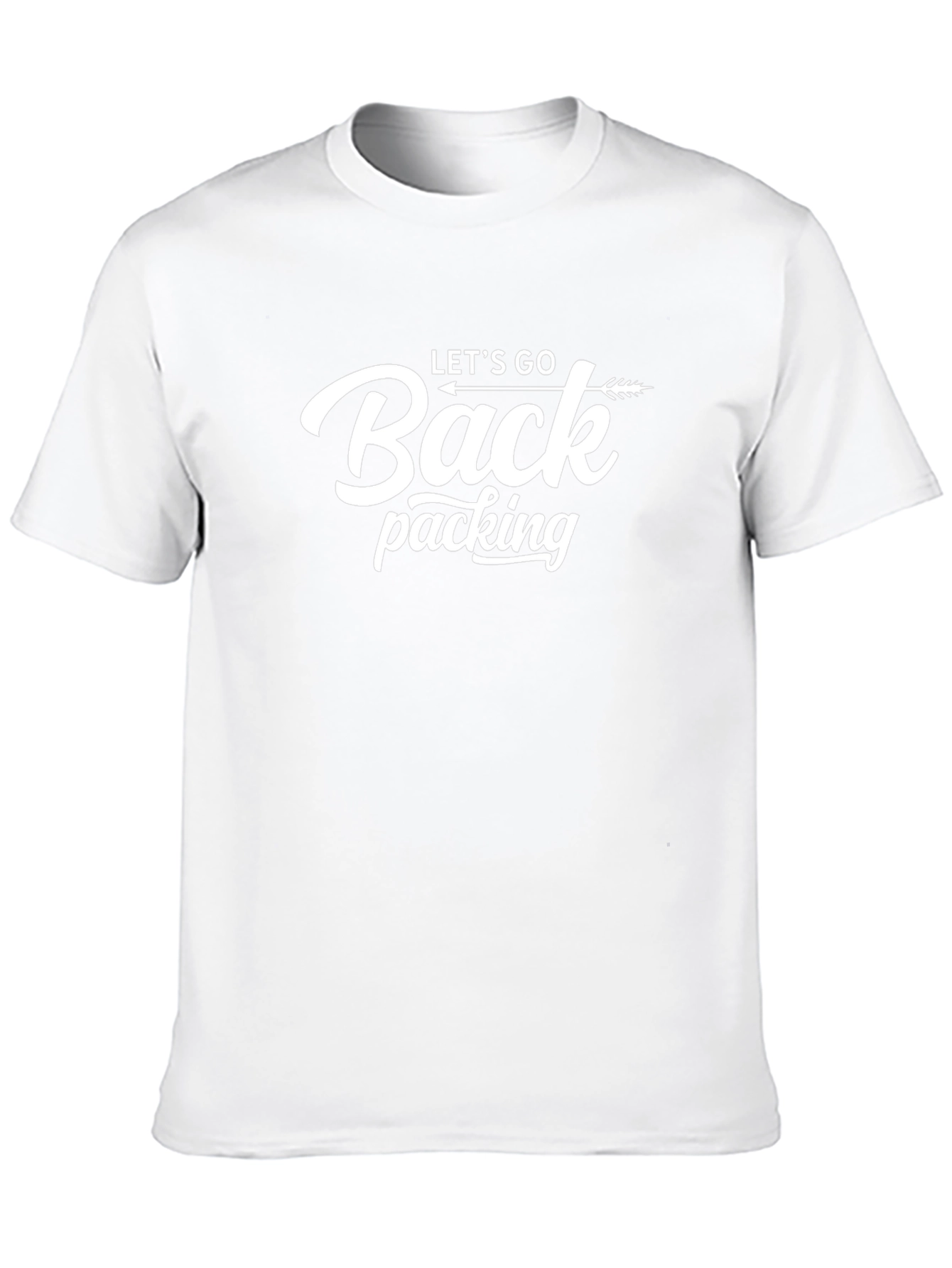 Lets Go Backpacking Black T-Shirt