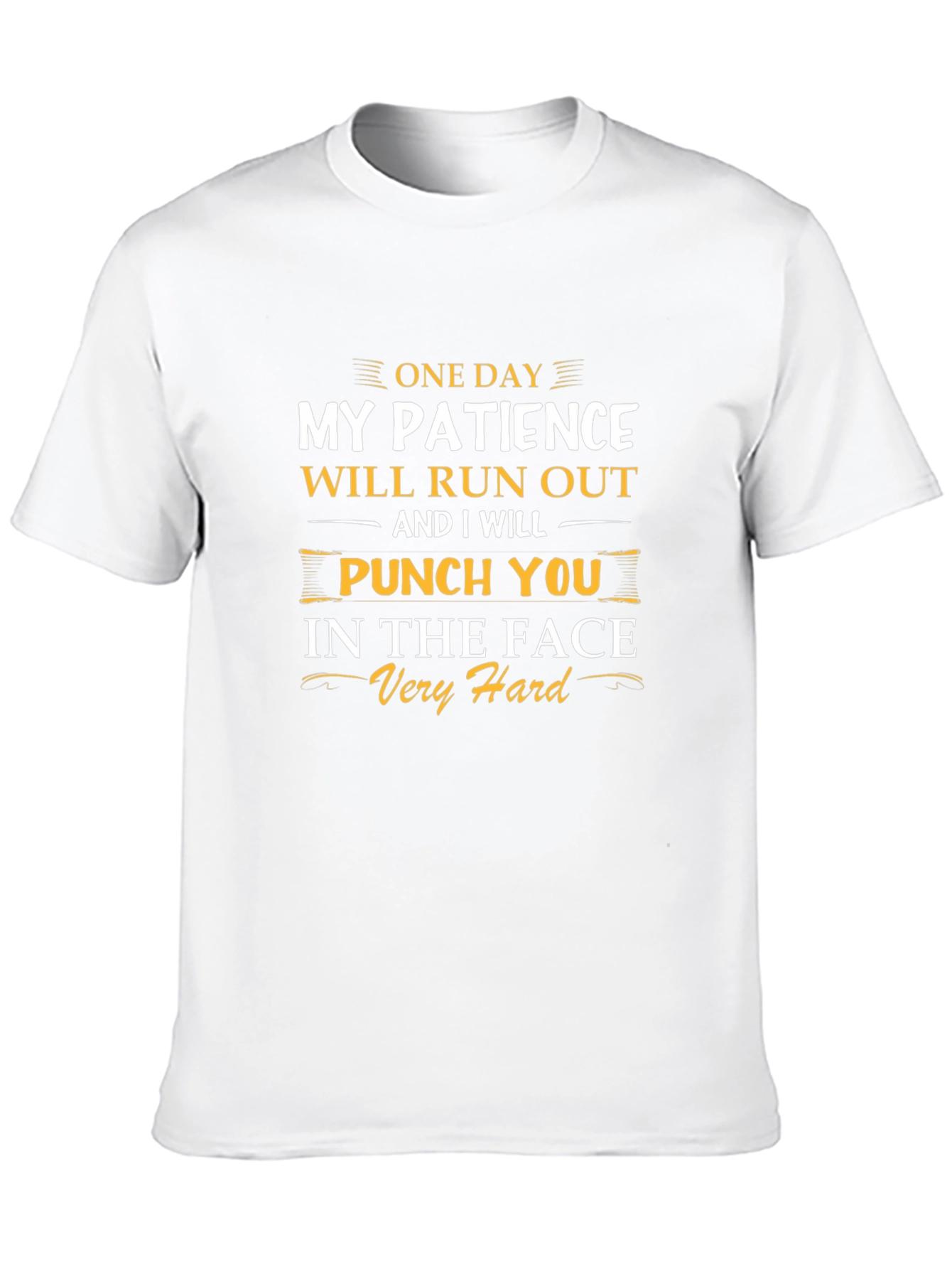 Funny Patience T-Shirt - Punch You In The Face