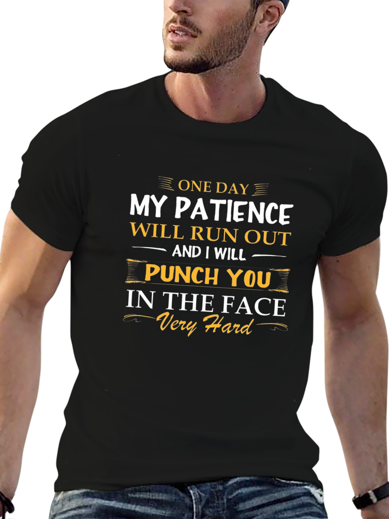 Funny Patience T-Shirt - Punch You In The Face
