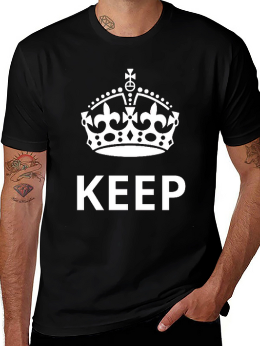 Keep Calm Crown Black Tee