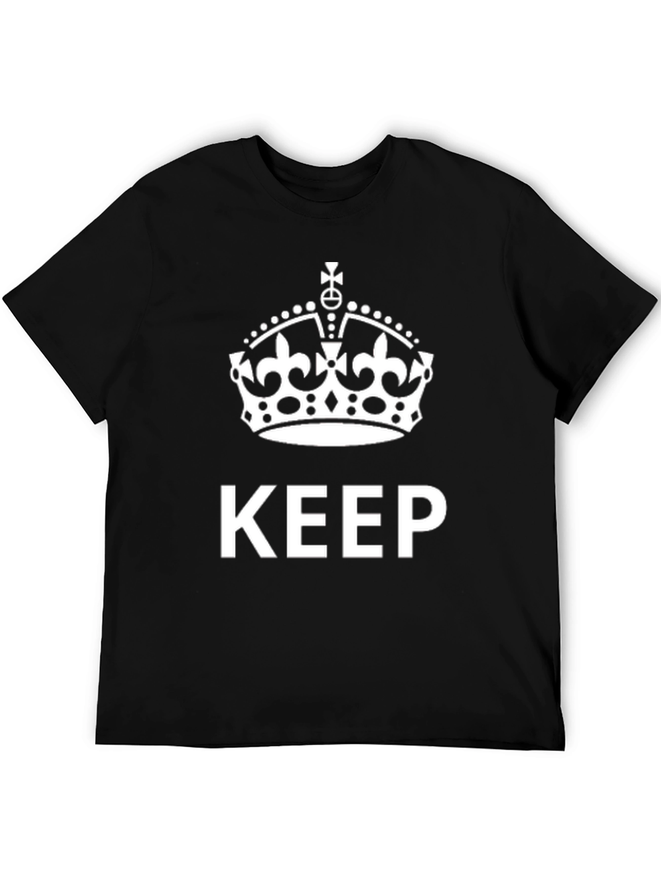 Keep Calm Crown Black Tee