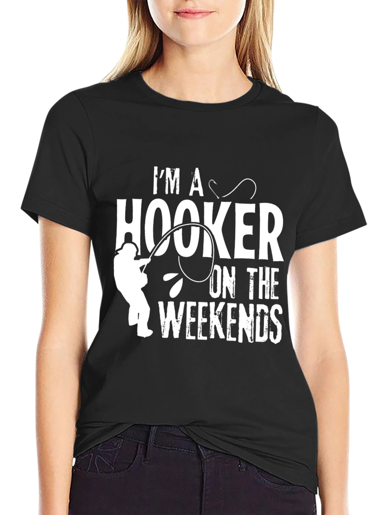 Im a Hooker on the Weekends Fishing T-Shirt