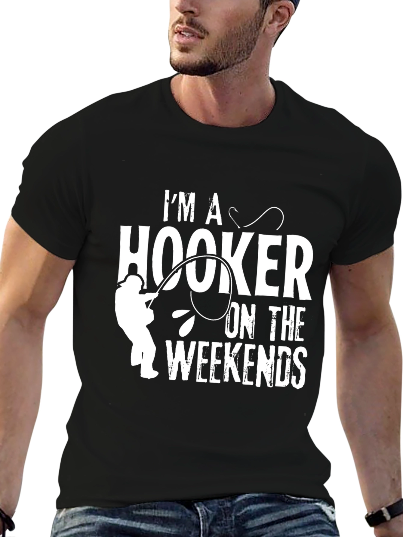 Im a Hooker on the Weekends Fishing T-Shirt