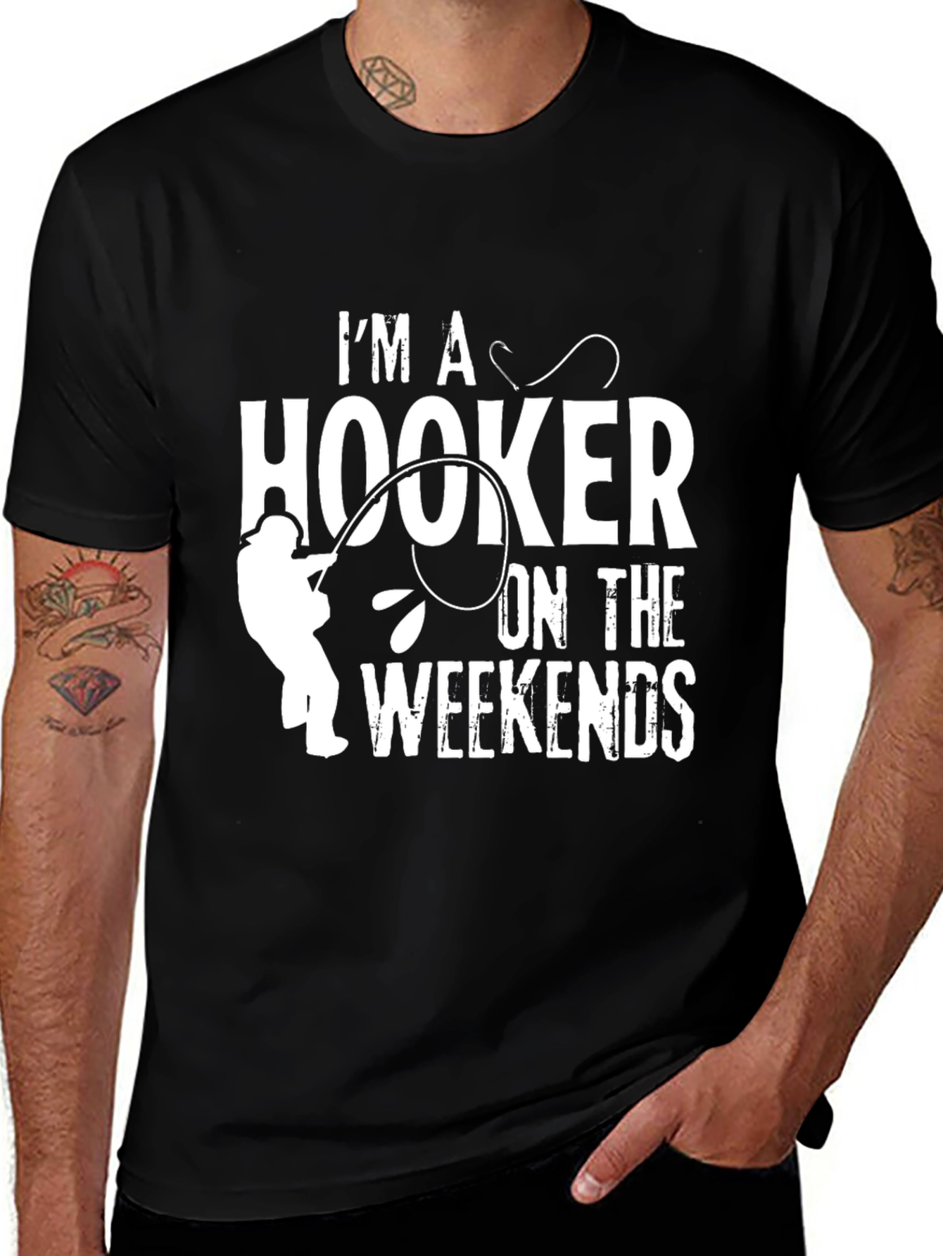 Im a Hooker on the Weekends Fishing T-Shirt