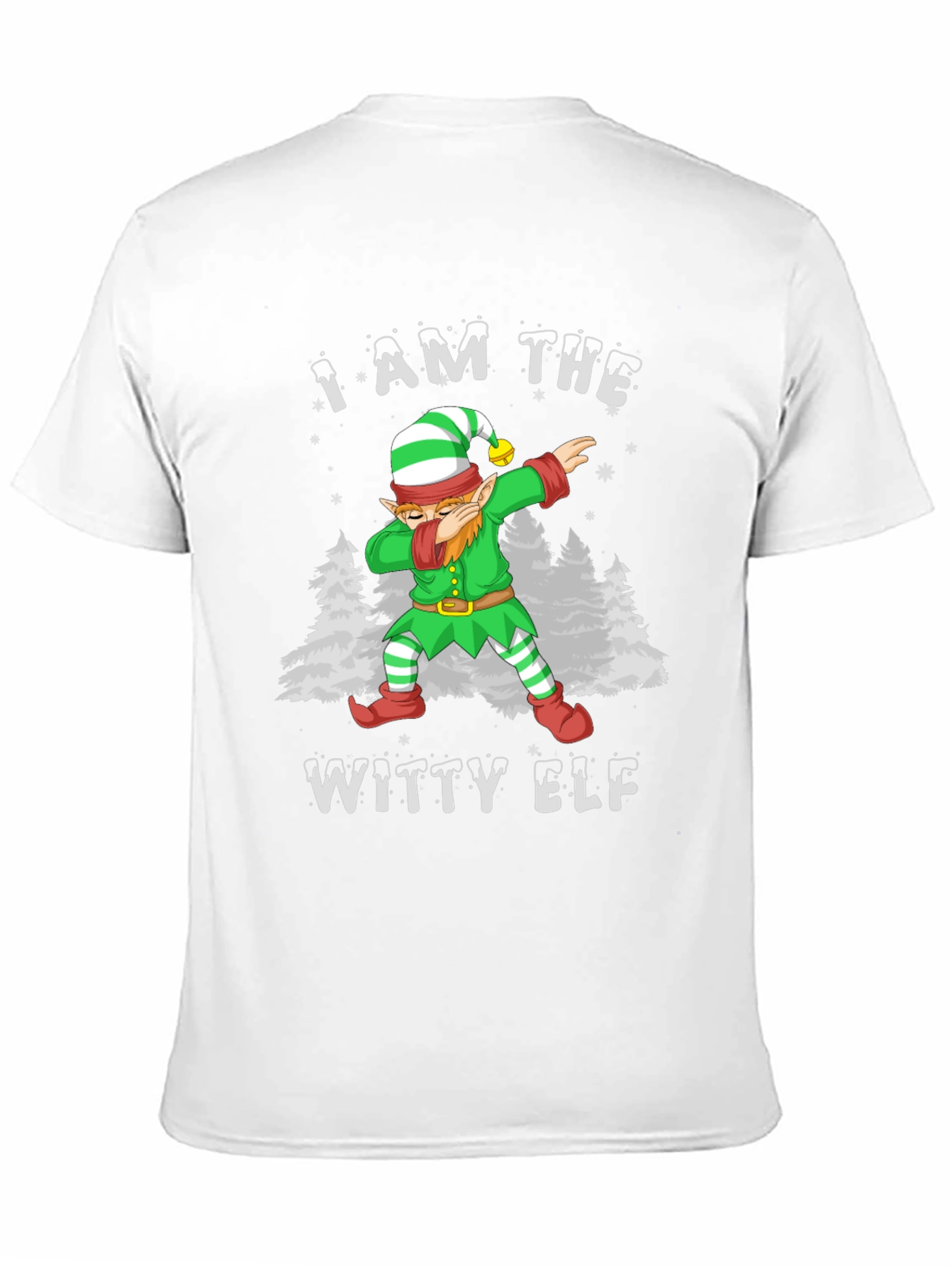 Witty Elf Dabbing T-Shirt - Holiday Fun