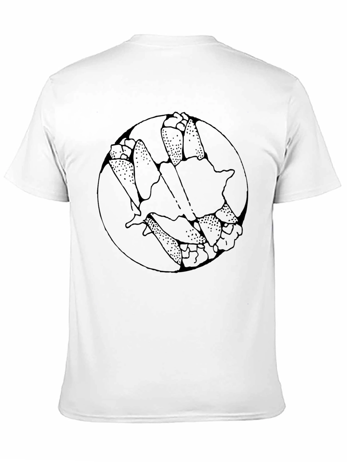 Cannoli Circle Graphic Tee - Unisex Black T-Shirt