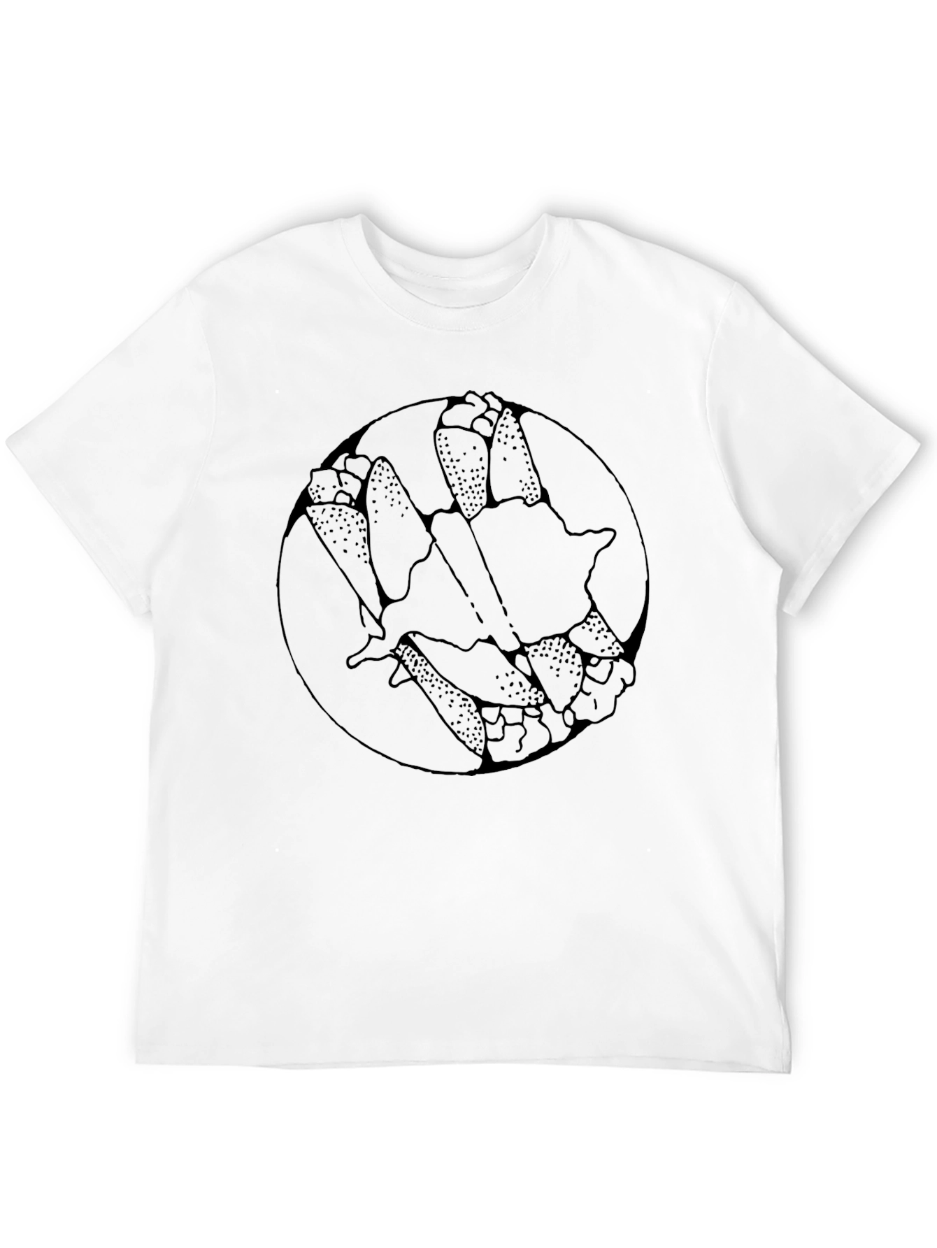 Cannoli Circle Graphic Tee - Unisex Black T-Shirt