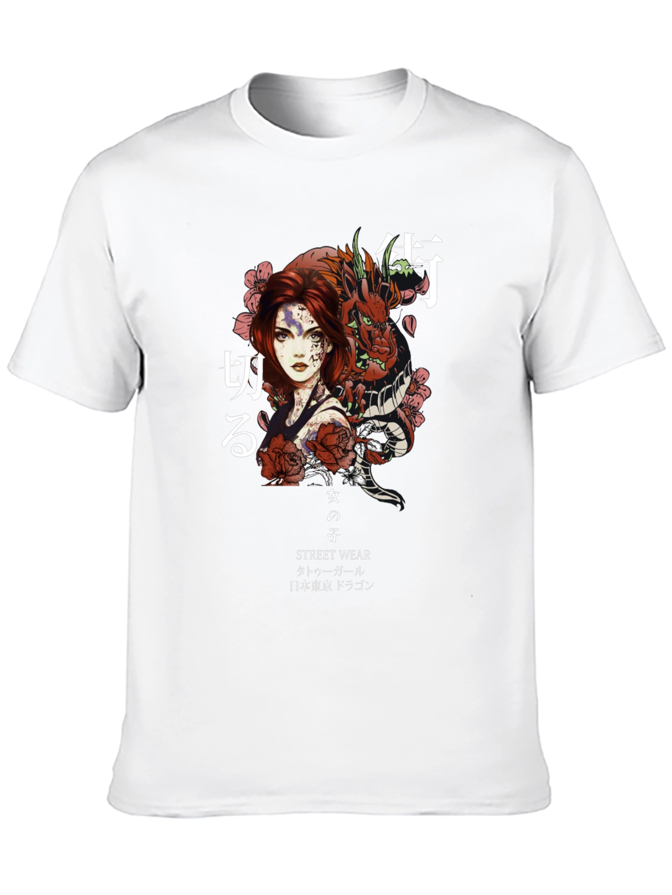 Urban Dragon Graphic Tee - Black