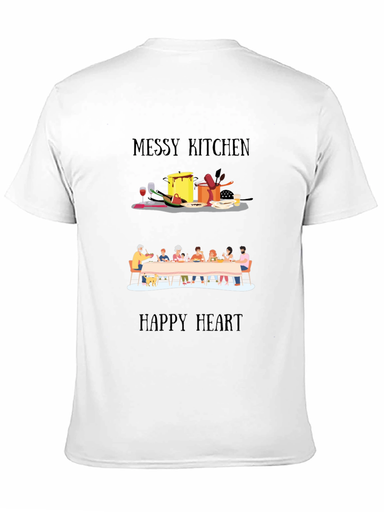 Messy Kitchen Happy Heart T-Shirt