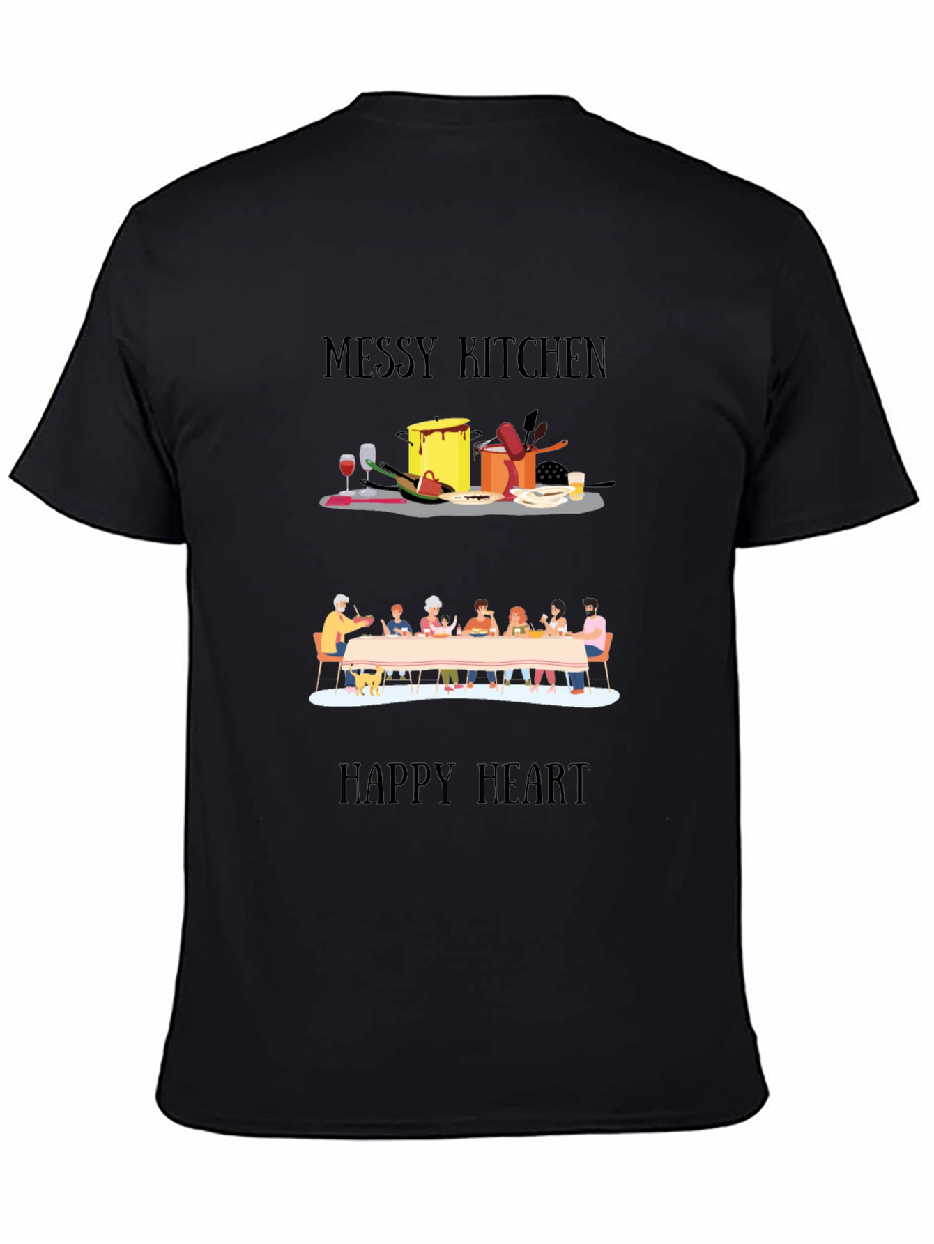 Messy Kitchen Happy Heart T-Shirt
