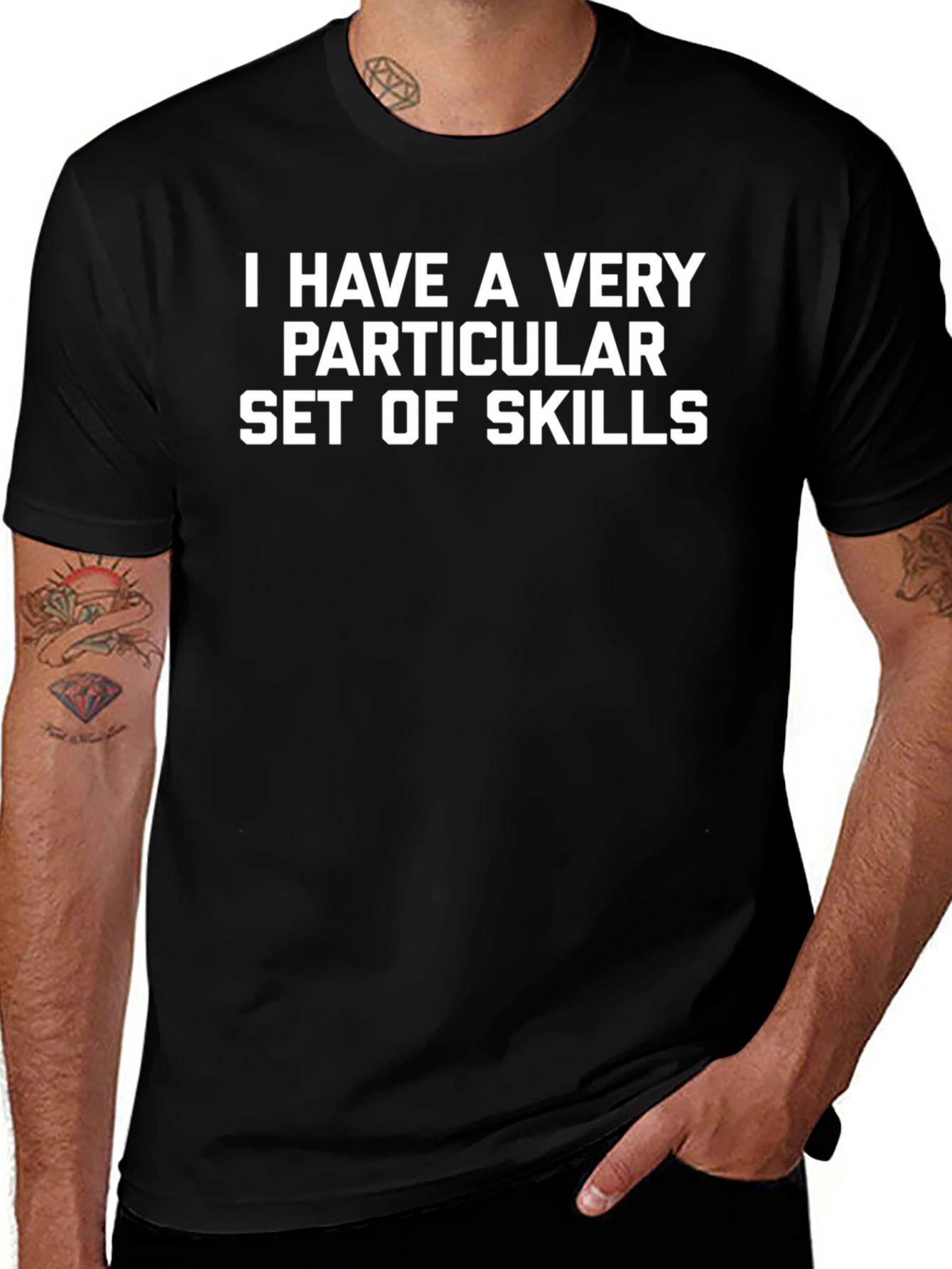 Skills T-Shirt - Humorous Graphic Tee