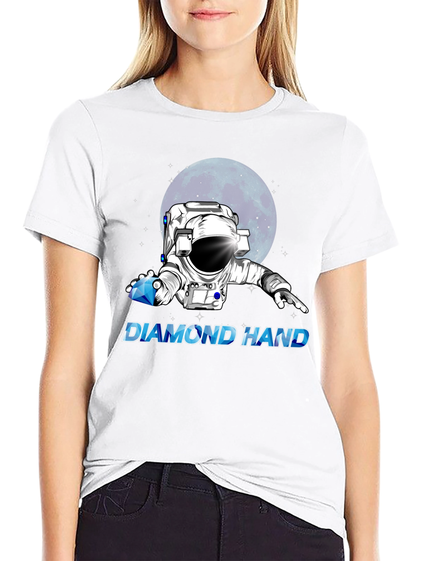 Diamond Hand Astronaut T-Shirt