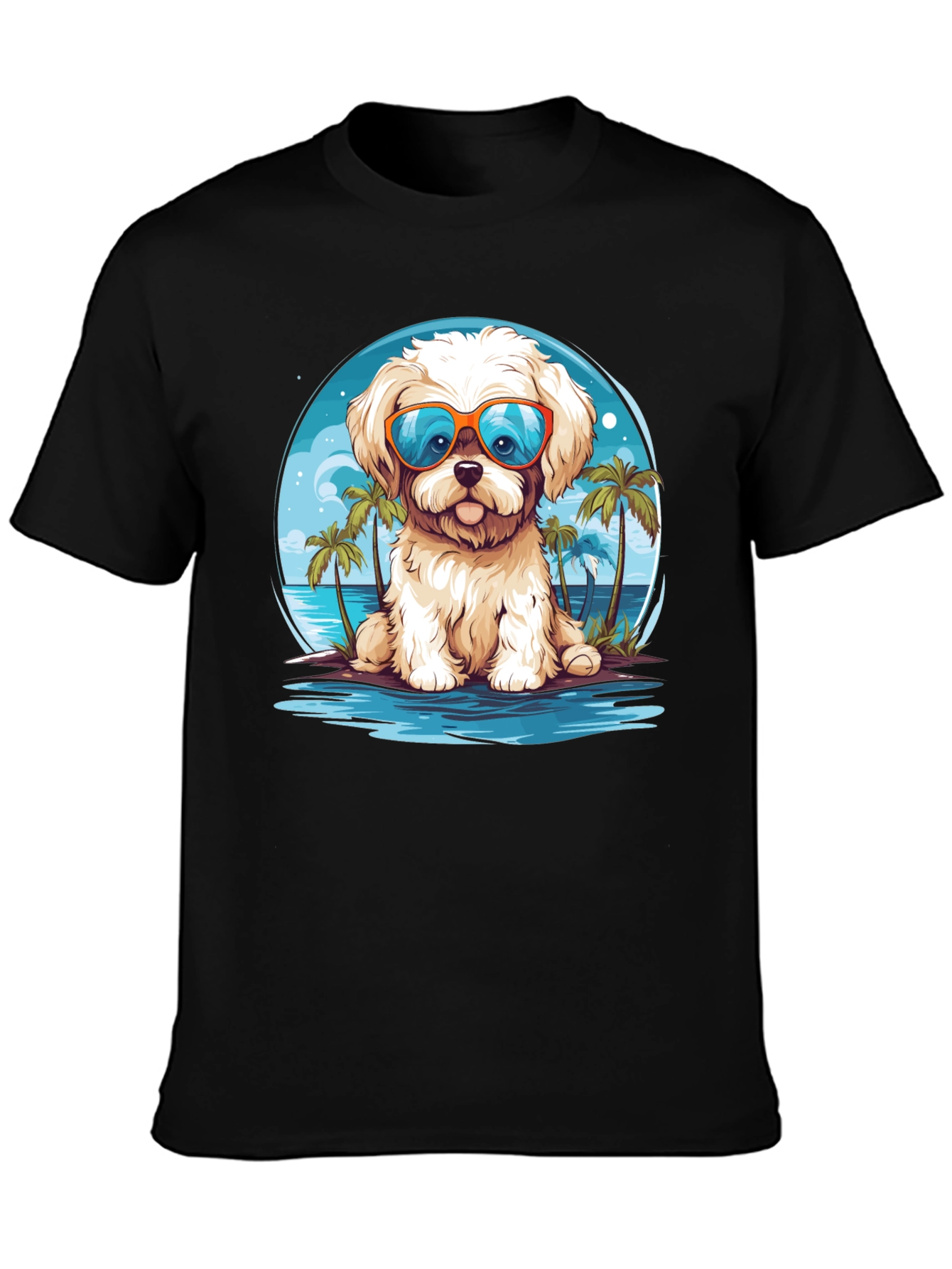 Dog Beach Vacation T-Shirt