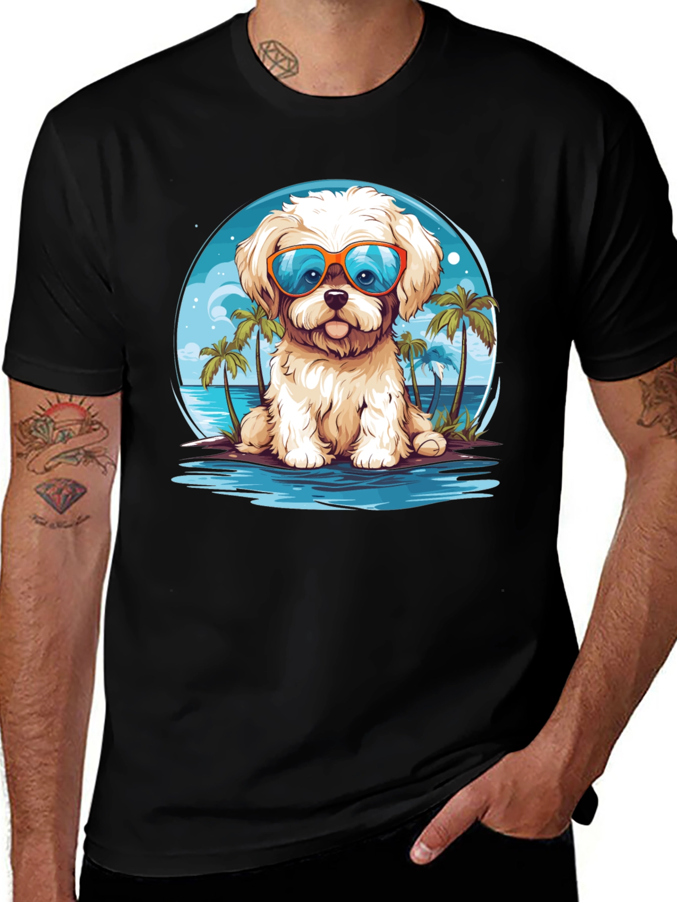 Dog Beach Vacation T-Shirt