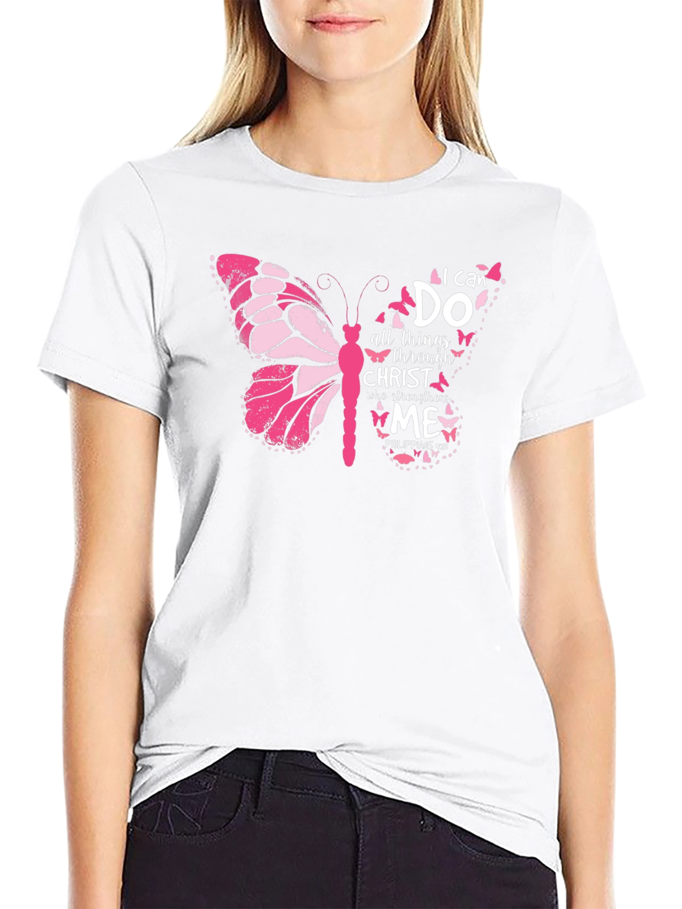Butterfly Faith Graphic T-Shirt