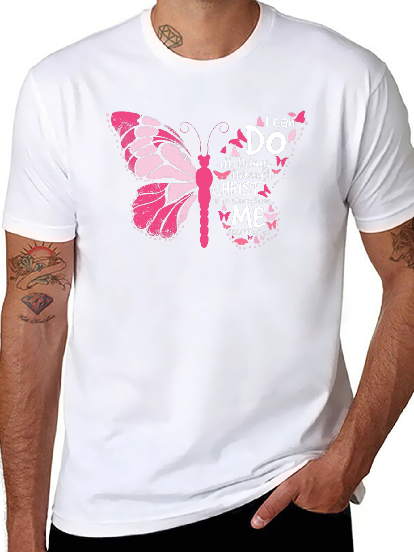 Butterfly Faith Graphic T-Shirt