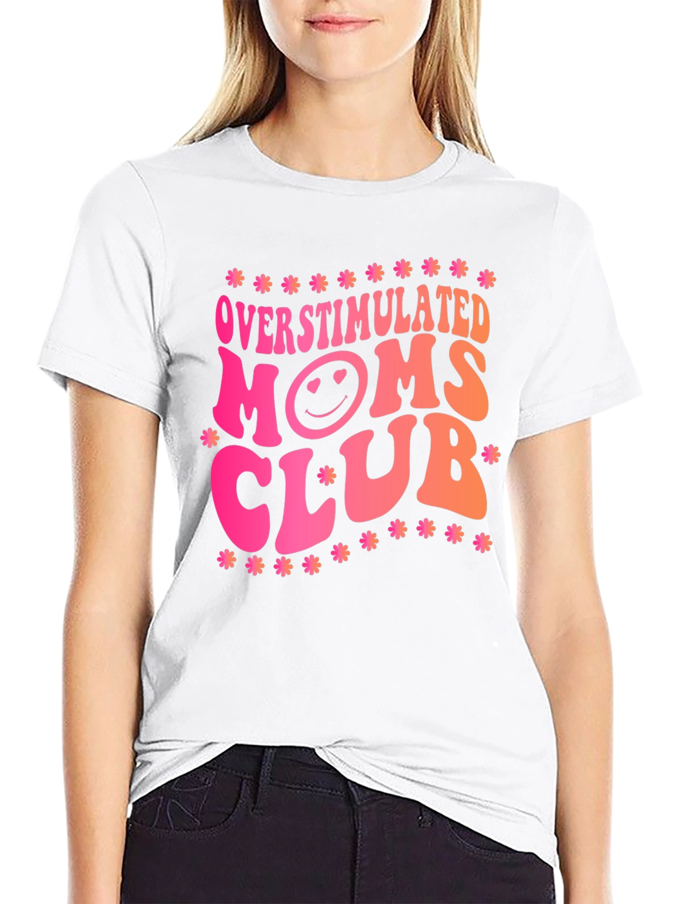 Overstimulated Moms Club Tee