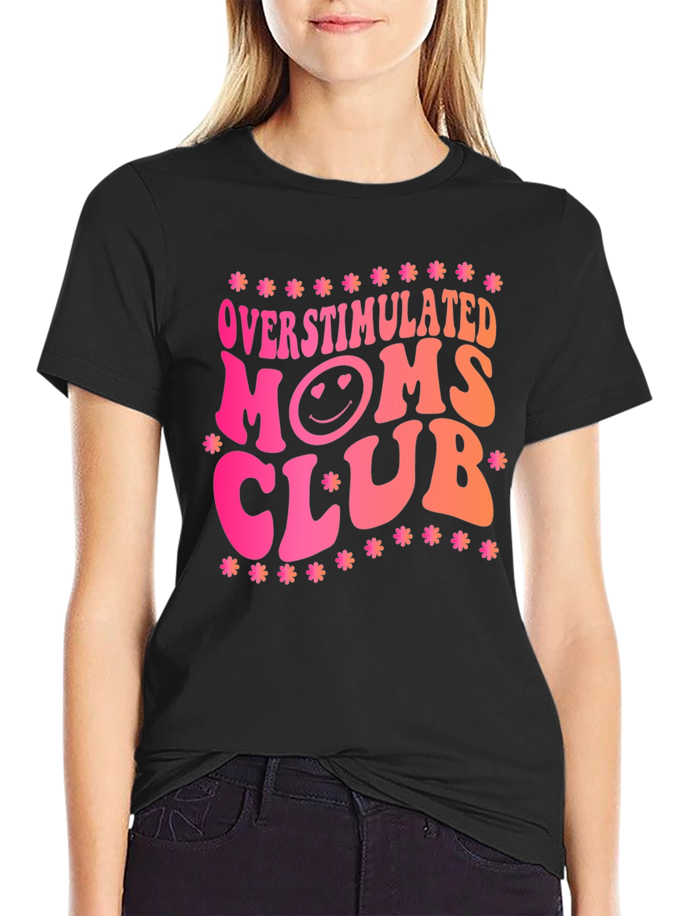 Overstimulated Moms Club Tee