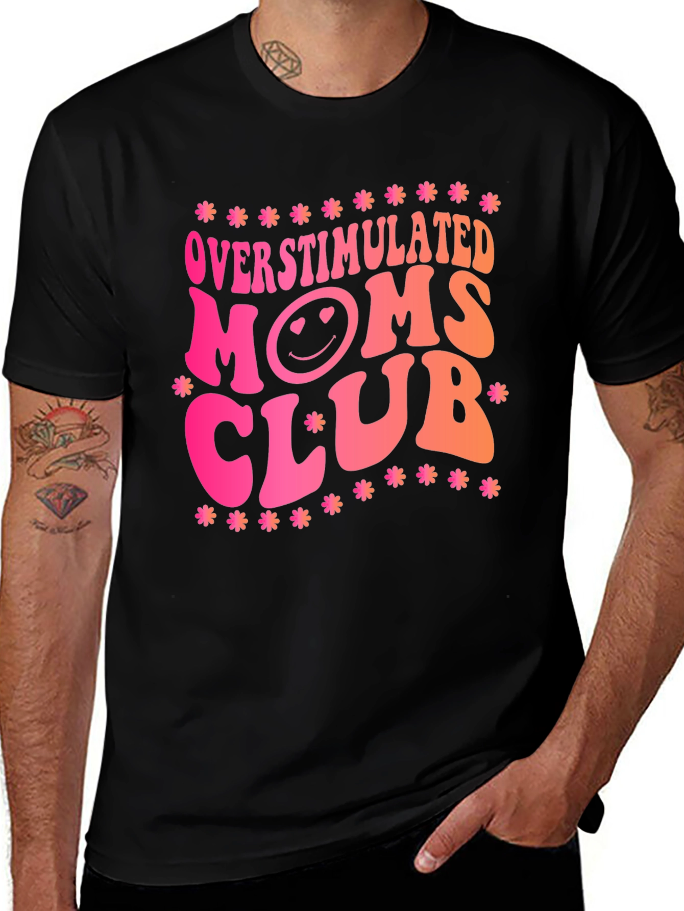 Overstimulated Moms Club Tee
