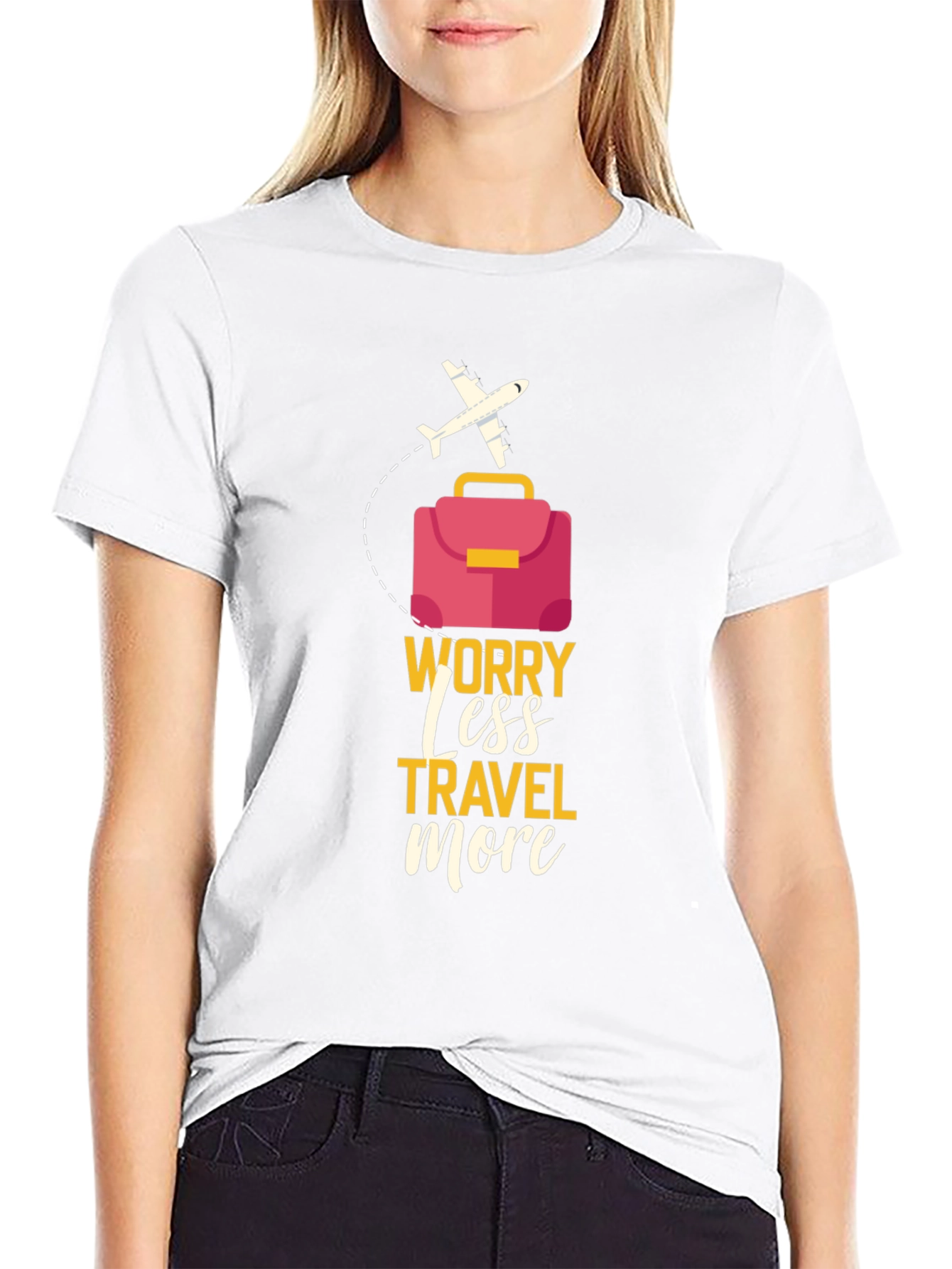 Worry Less Travel More Graphic Tee