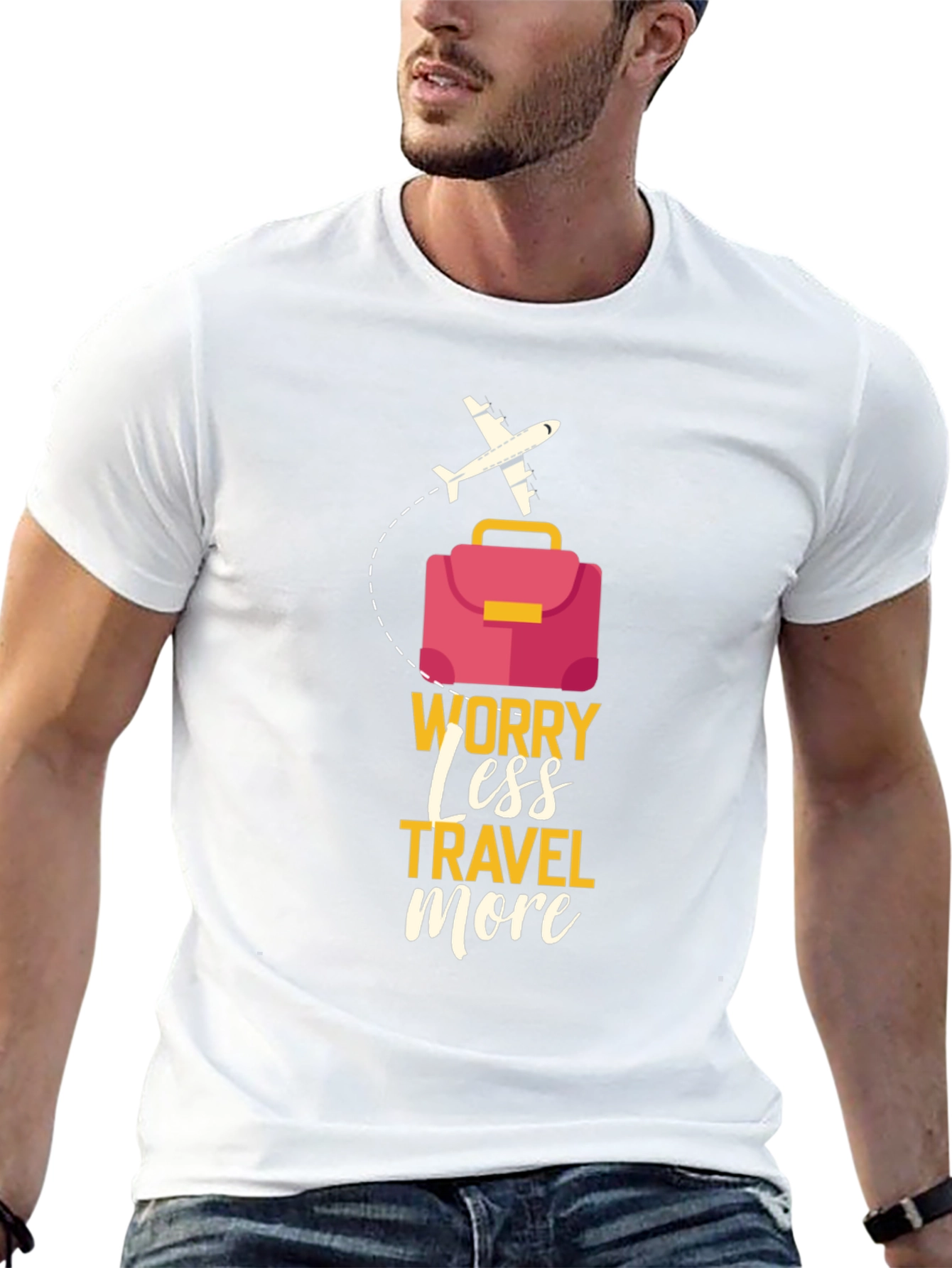 Worry Less Travel More Graphic Tee