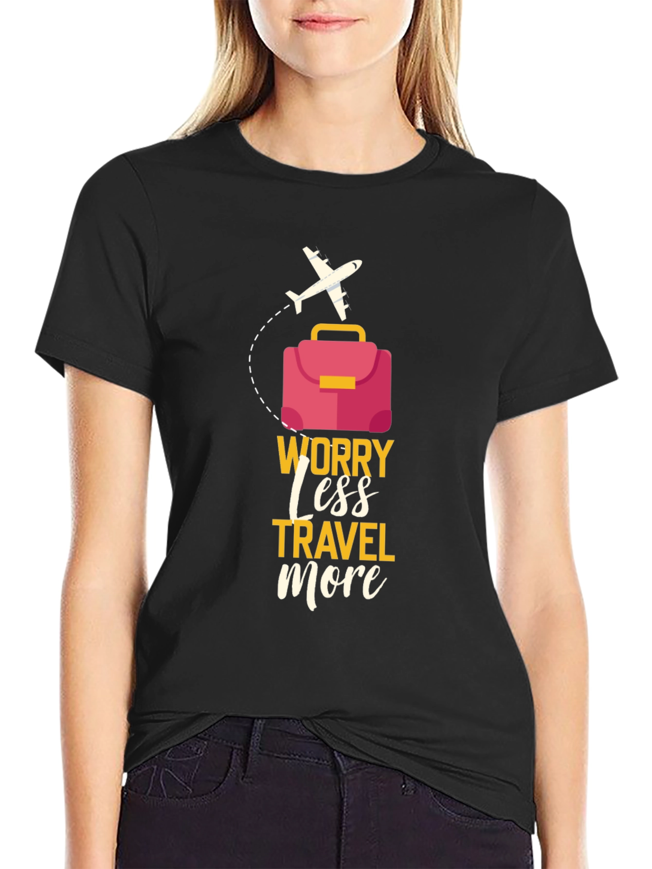Worry Less Travel More Graphic Tee