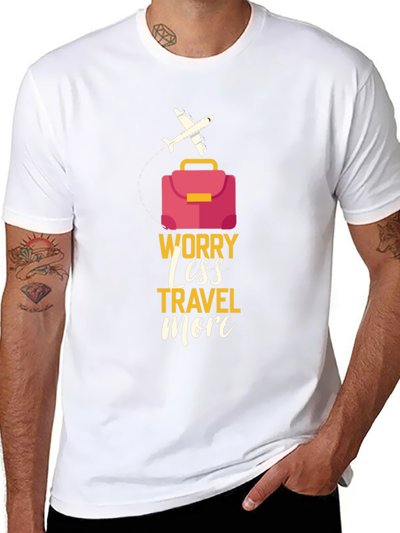 Worry Less Travel More Graphic Tee