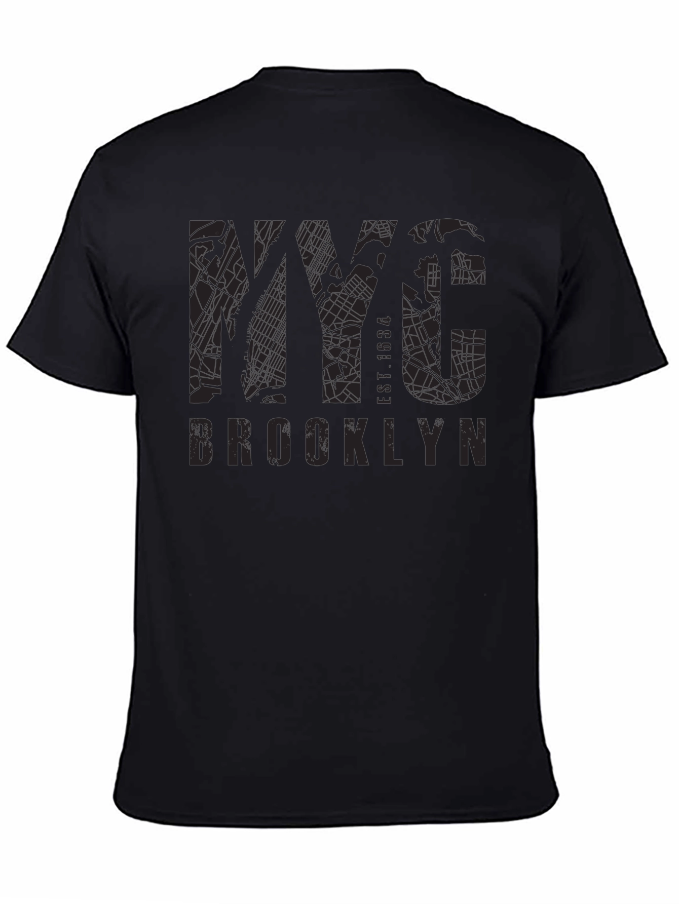 NYC Brooklyn Black Graphic Tee