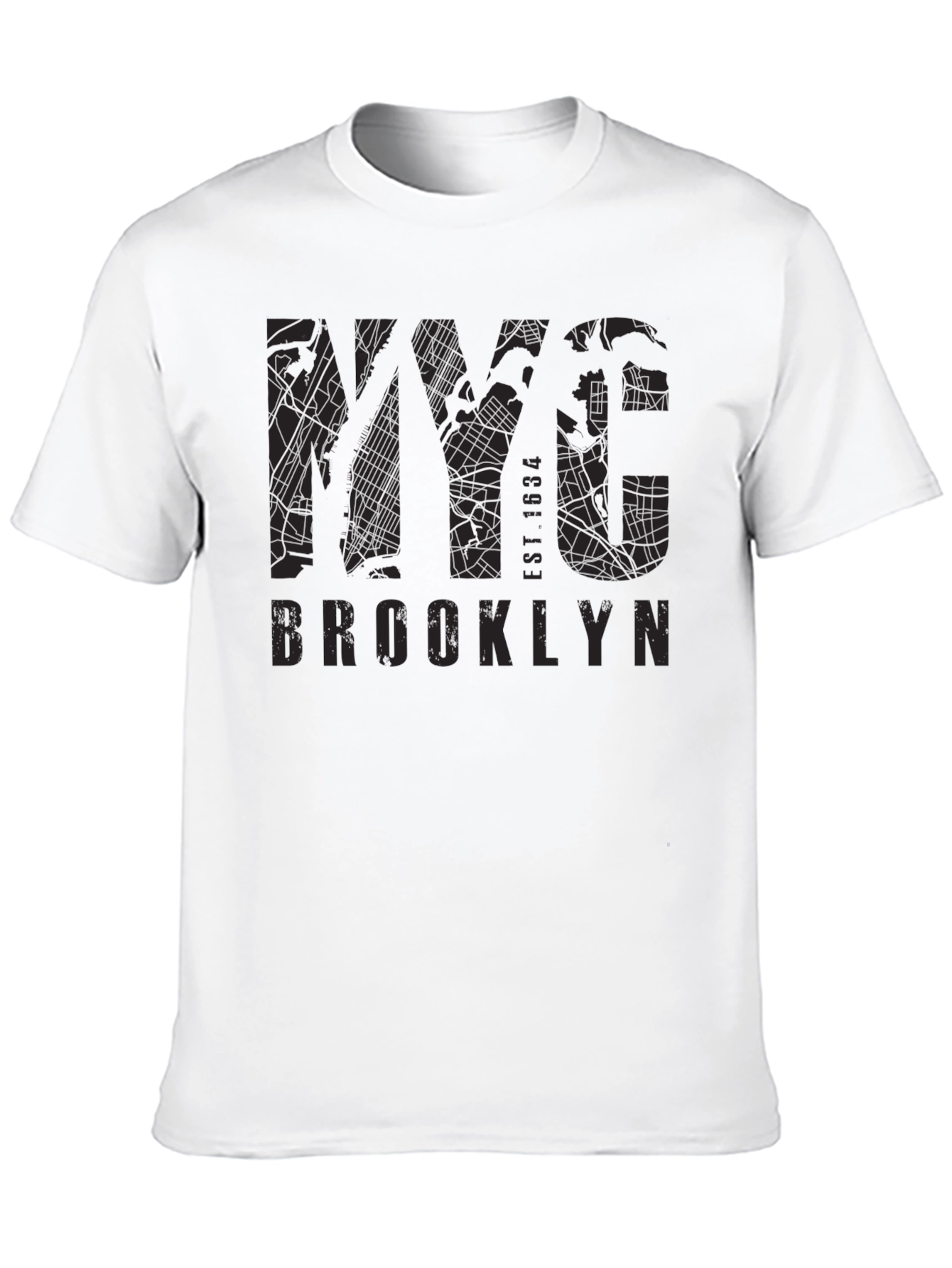 NYC Brooklyn Black Graphic Tee
