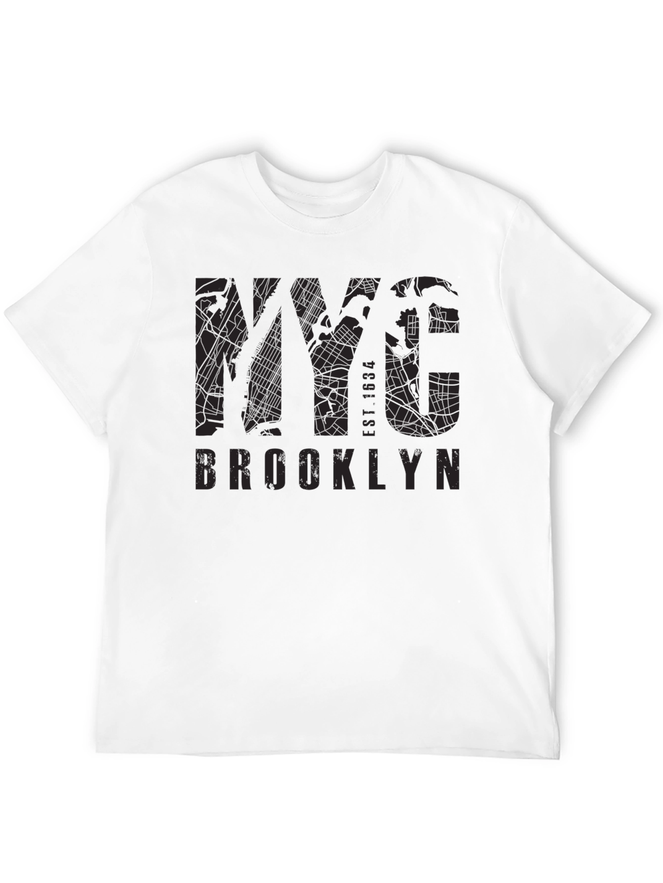 NYC Brooklyn Black Graphic Tee