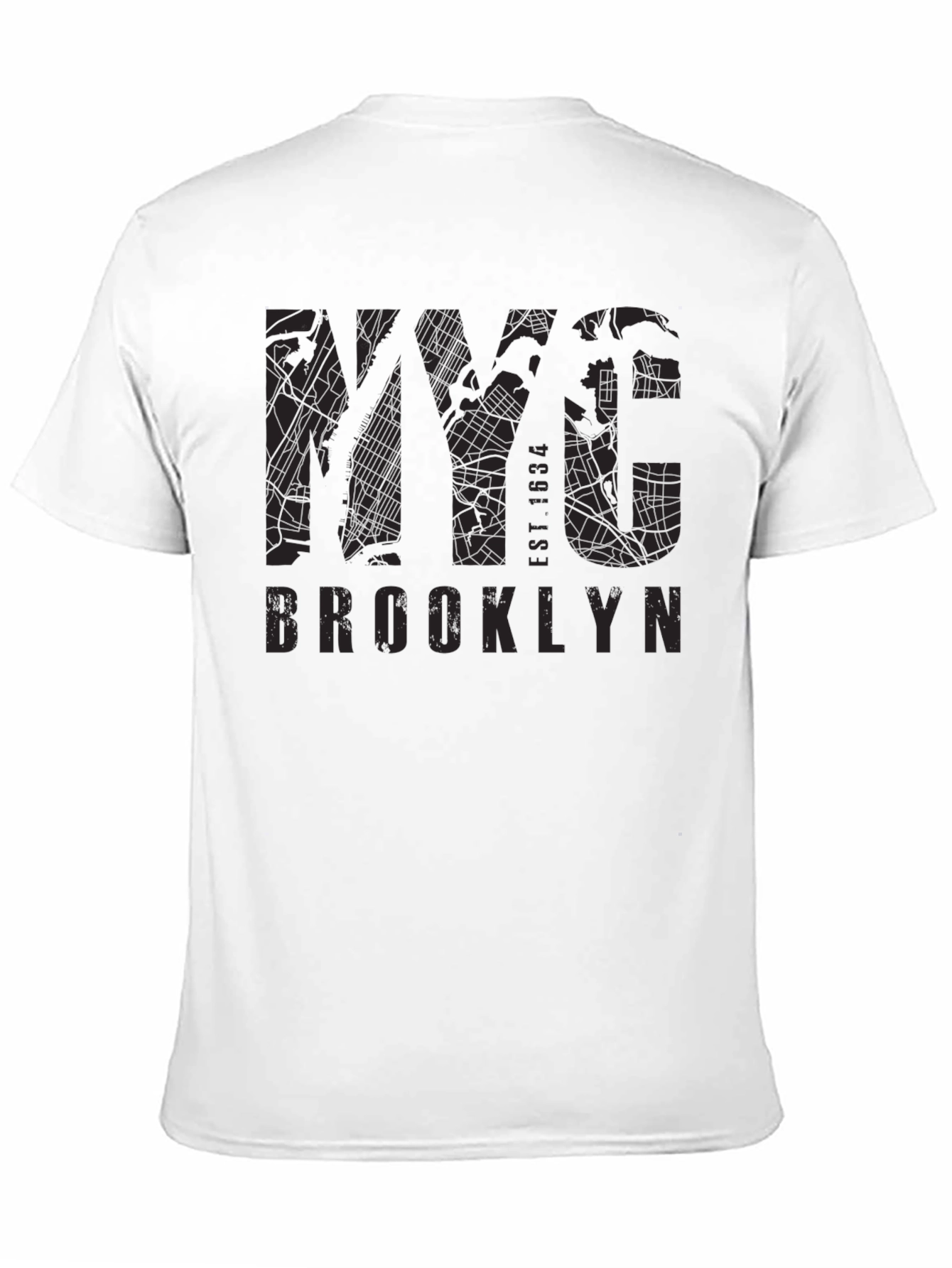 NYC Brooklyn Black Graphic Tee