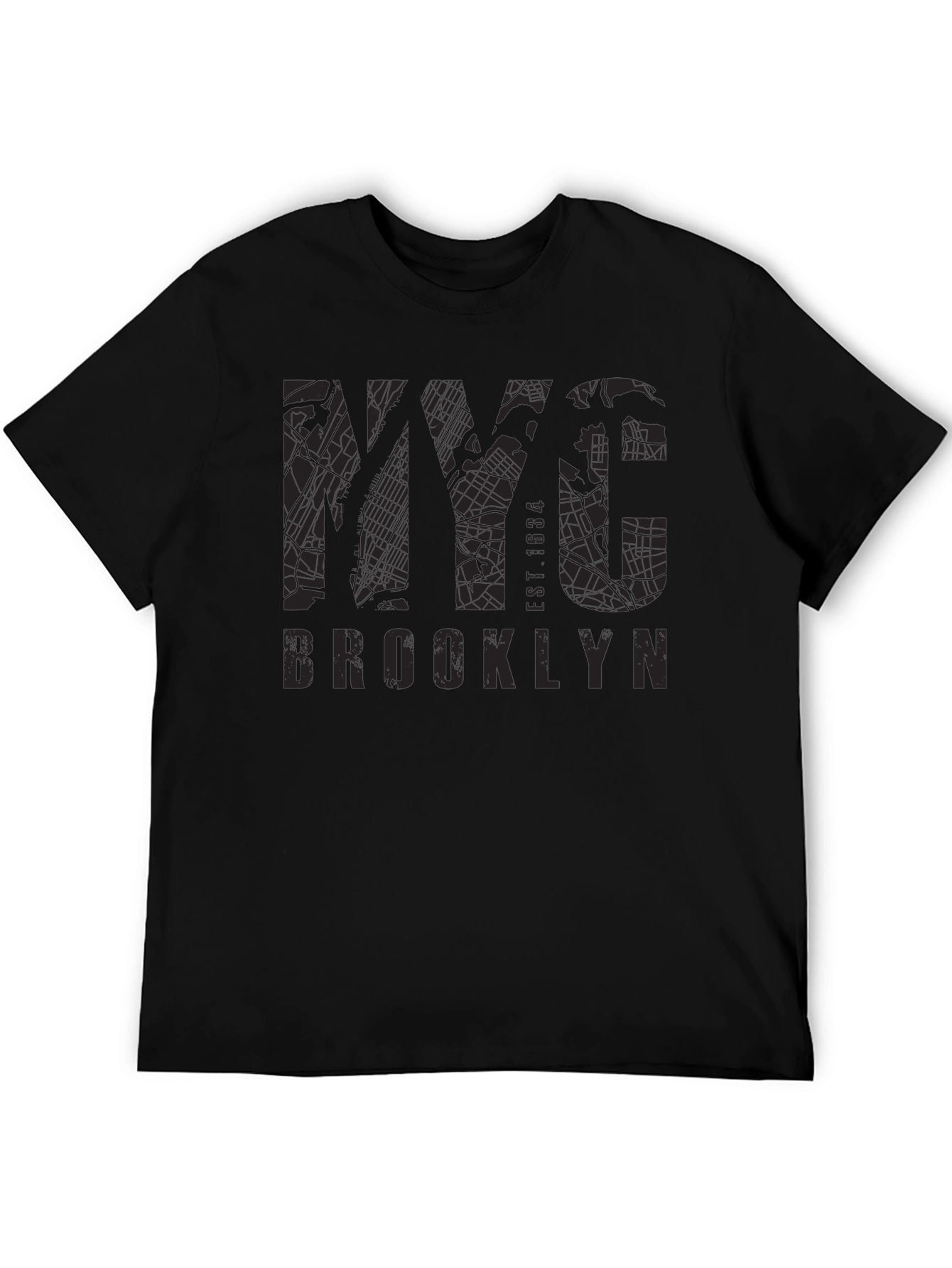 NYC Brooklyn Black Graphic Tee