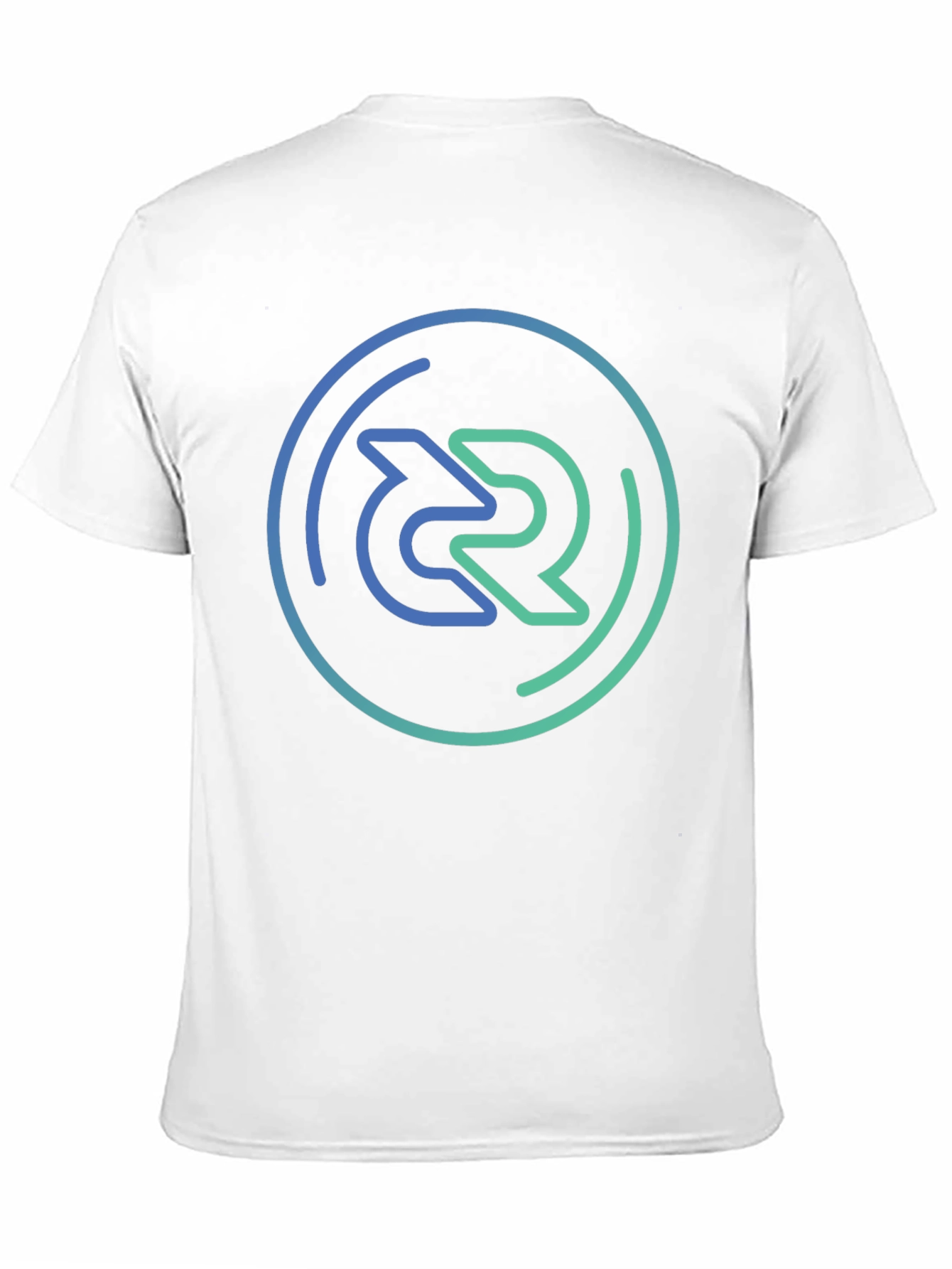Modern Circle Logo Black T-Shirt