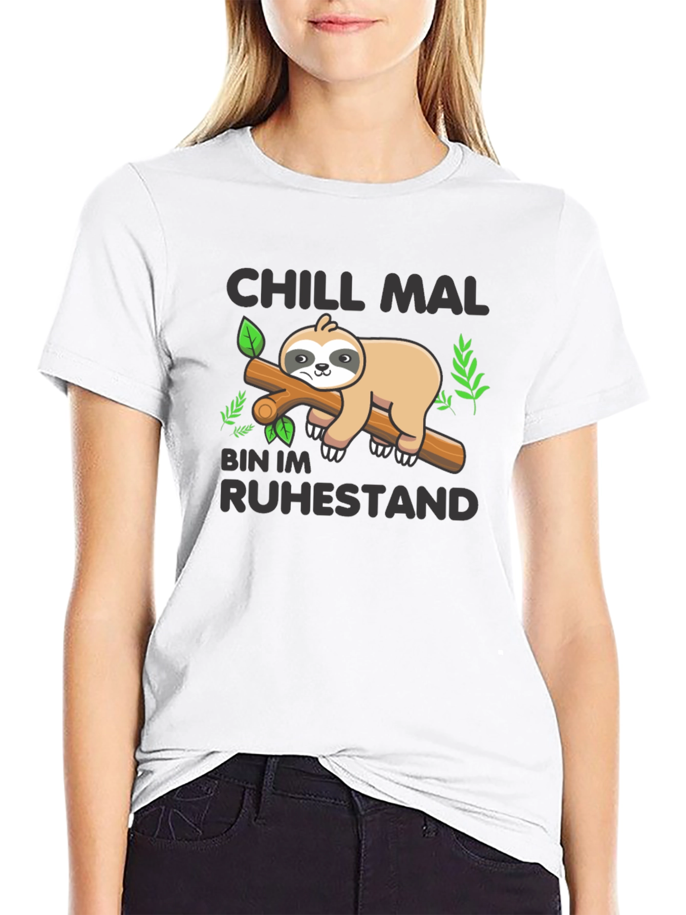 Chill Mal Bin Im Ruhestand Sloth T-Shirt