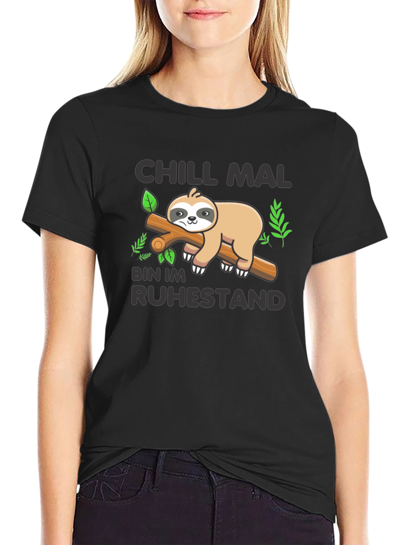 Chill Mal Bin Im Ruhestand Sloth T-Shirt