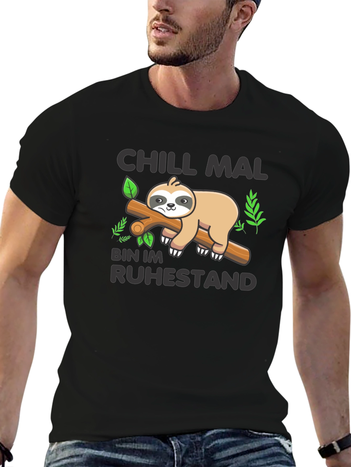 Chill Mal Bin Im Ruhestand Sloth T-Shirt