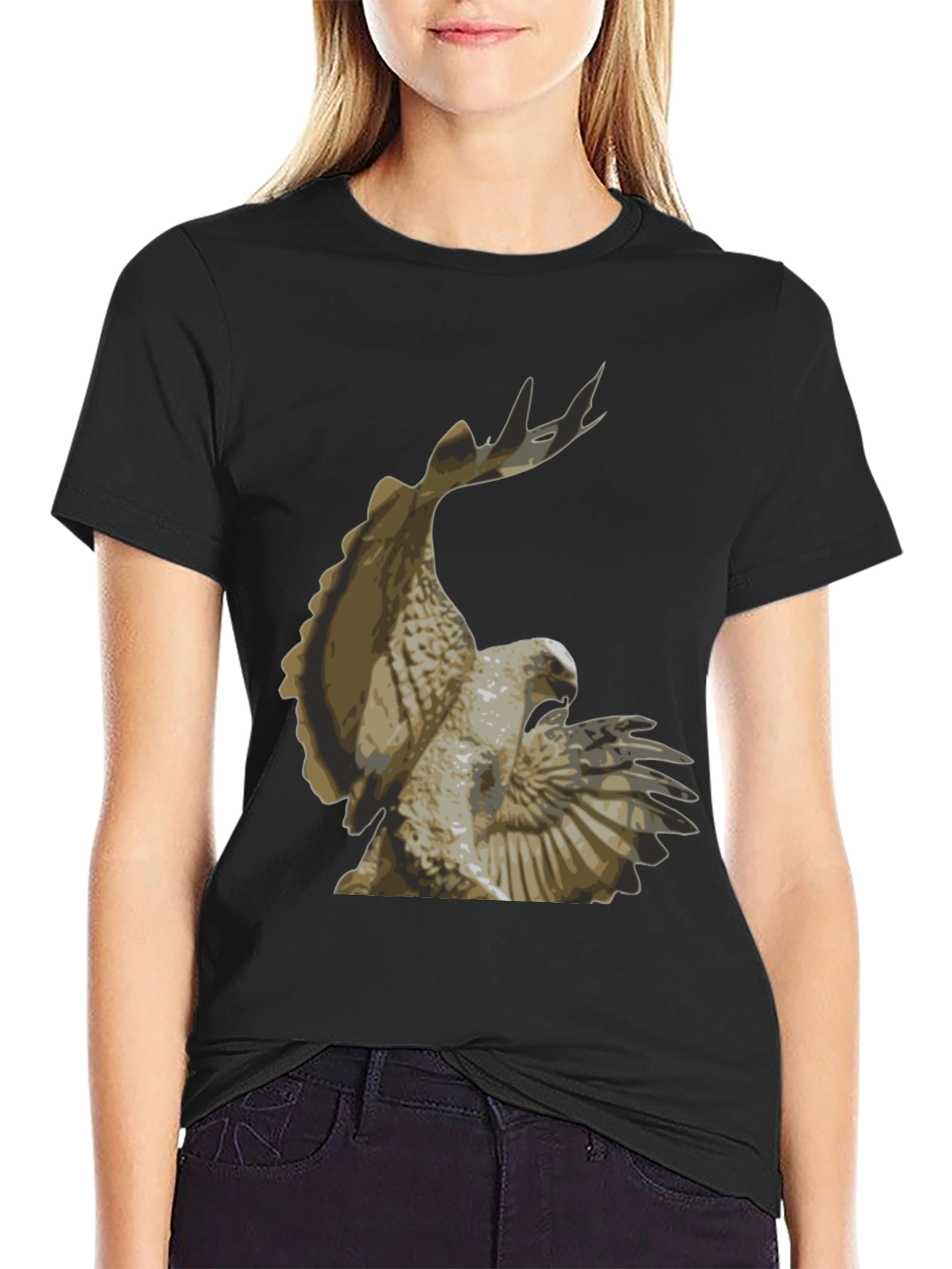 Eagle Graphic Print T-Shirt