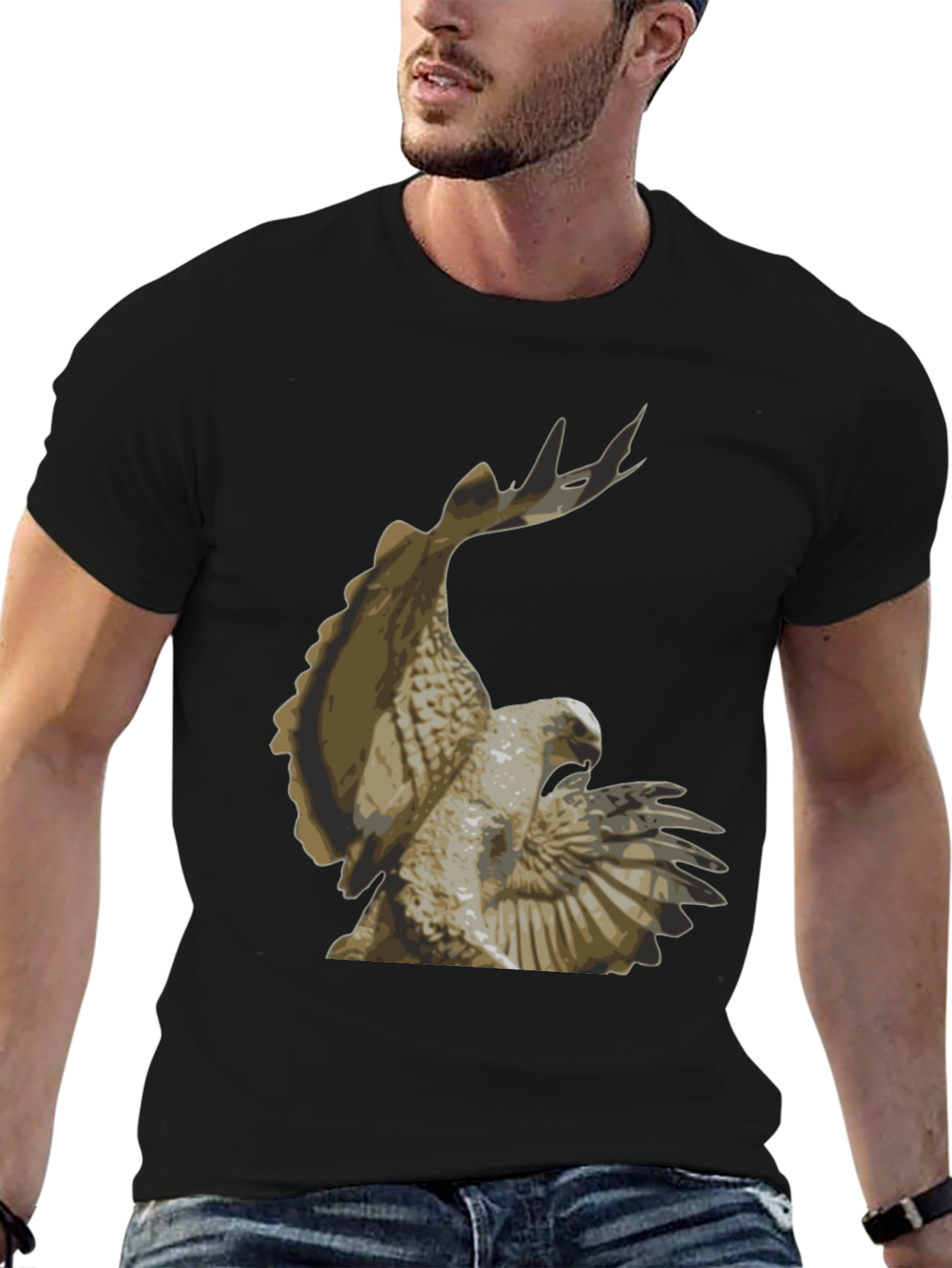 Eagle Graphic Print T-Shirt