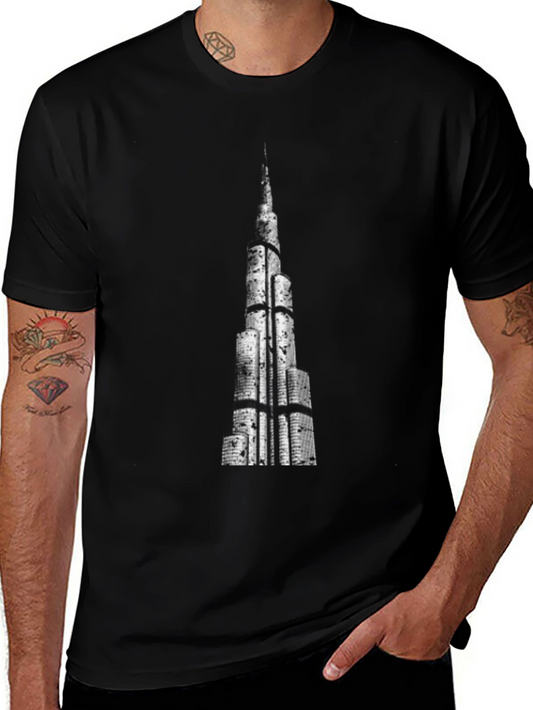 Burj Khalifa Graphic Tee - Modern Cityscape T-Shirt