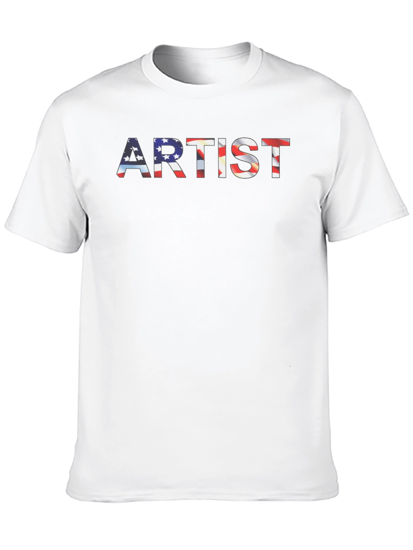 Artist USA Flag Fill T-Shirt