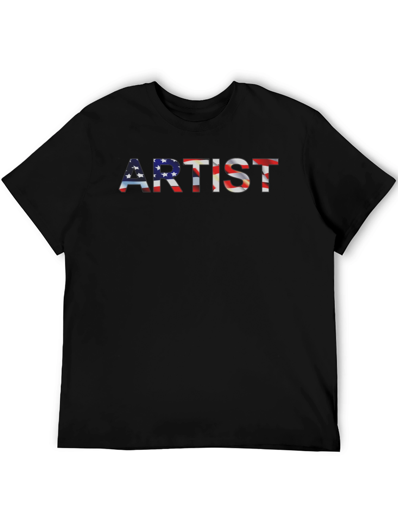 Artist USA Flag Fill T-Shirt