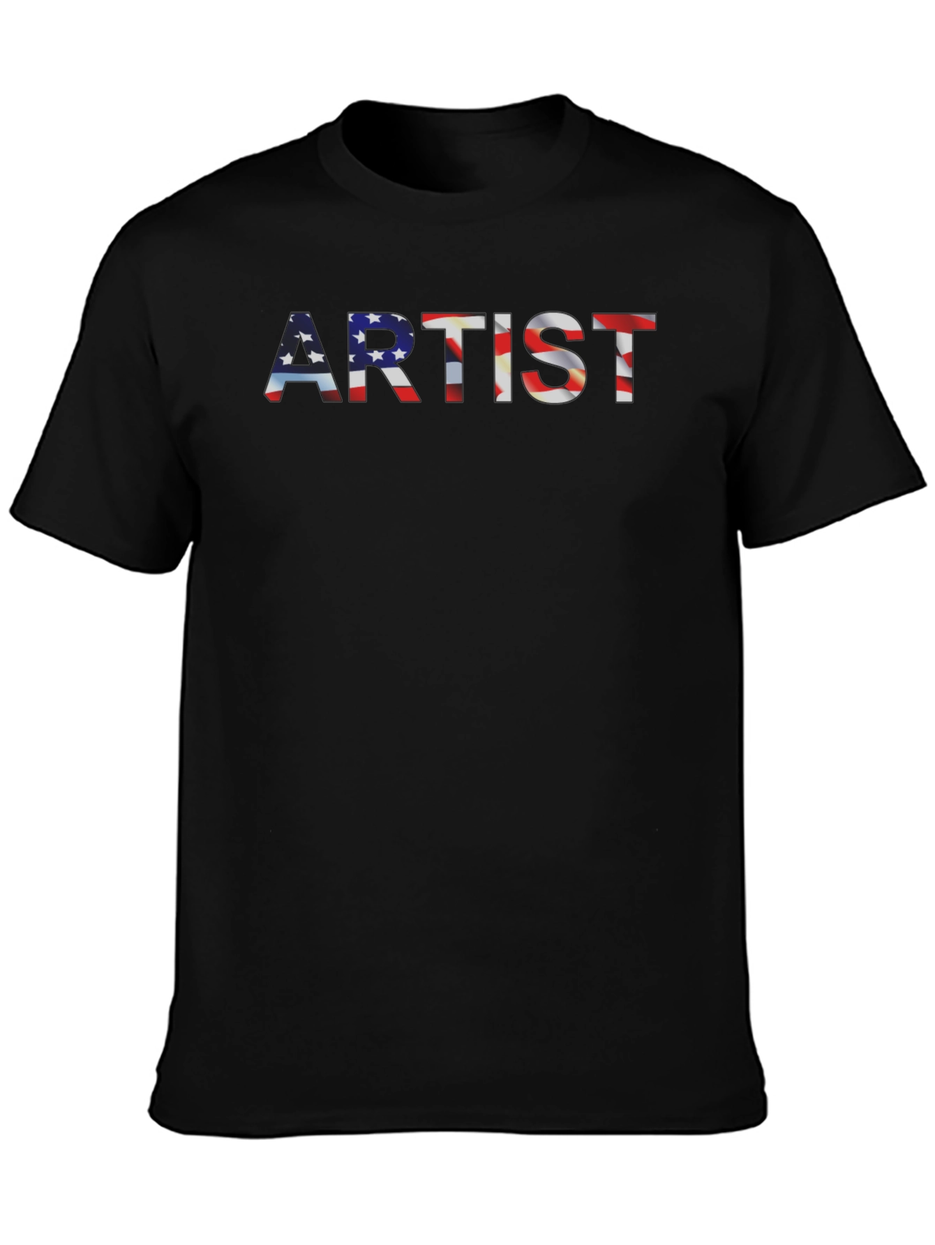 Artist USA Flag Fill T-Shirt