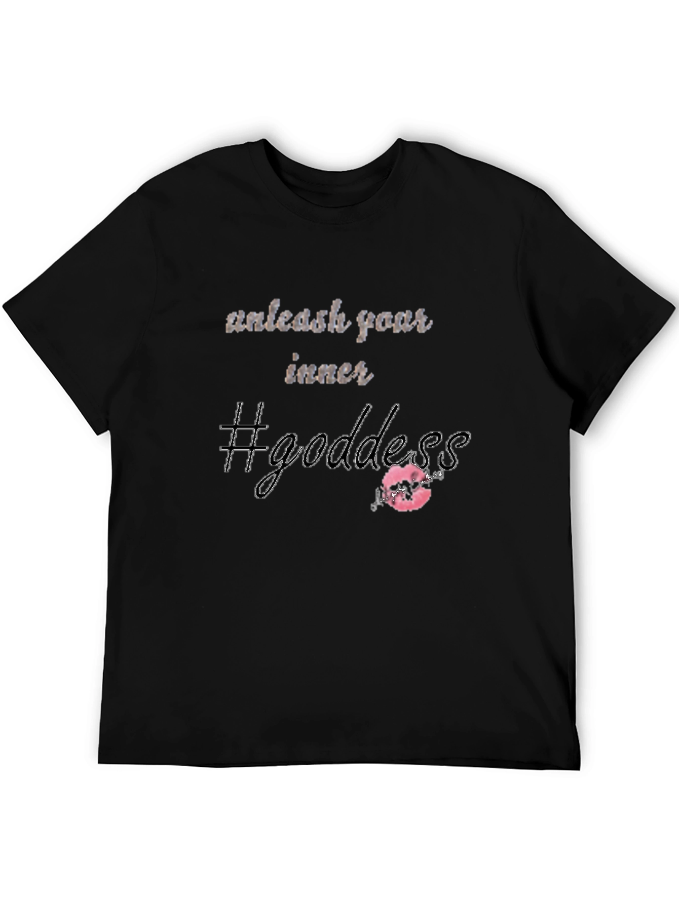 Unleash Your Inner Goddess Black T-Shirt