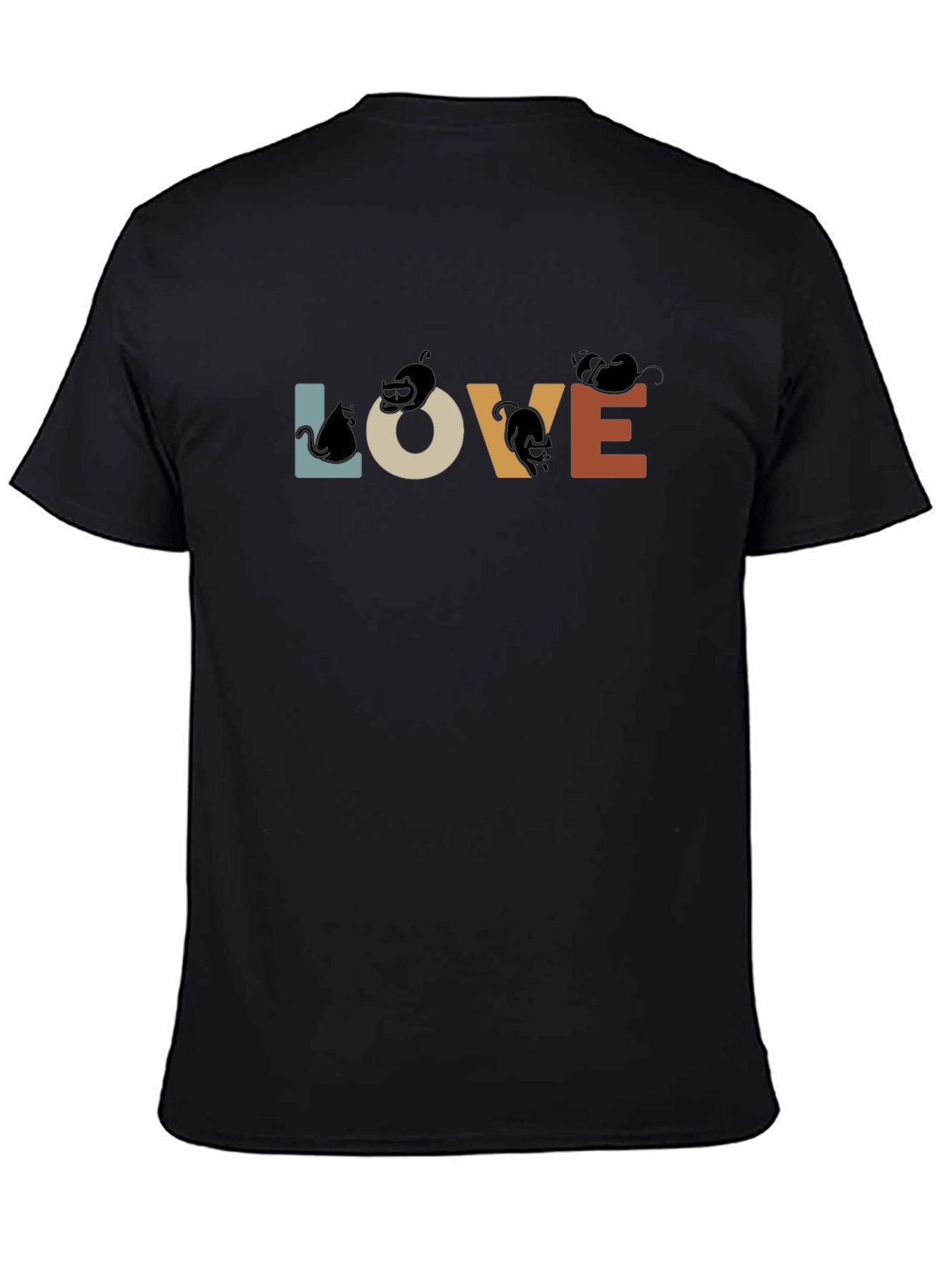 Black Cat Love T-Shirt
