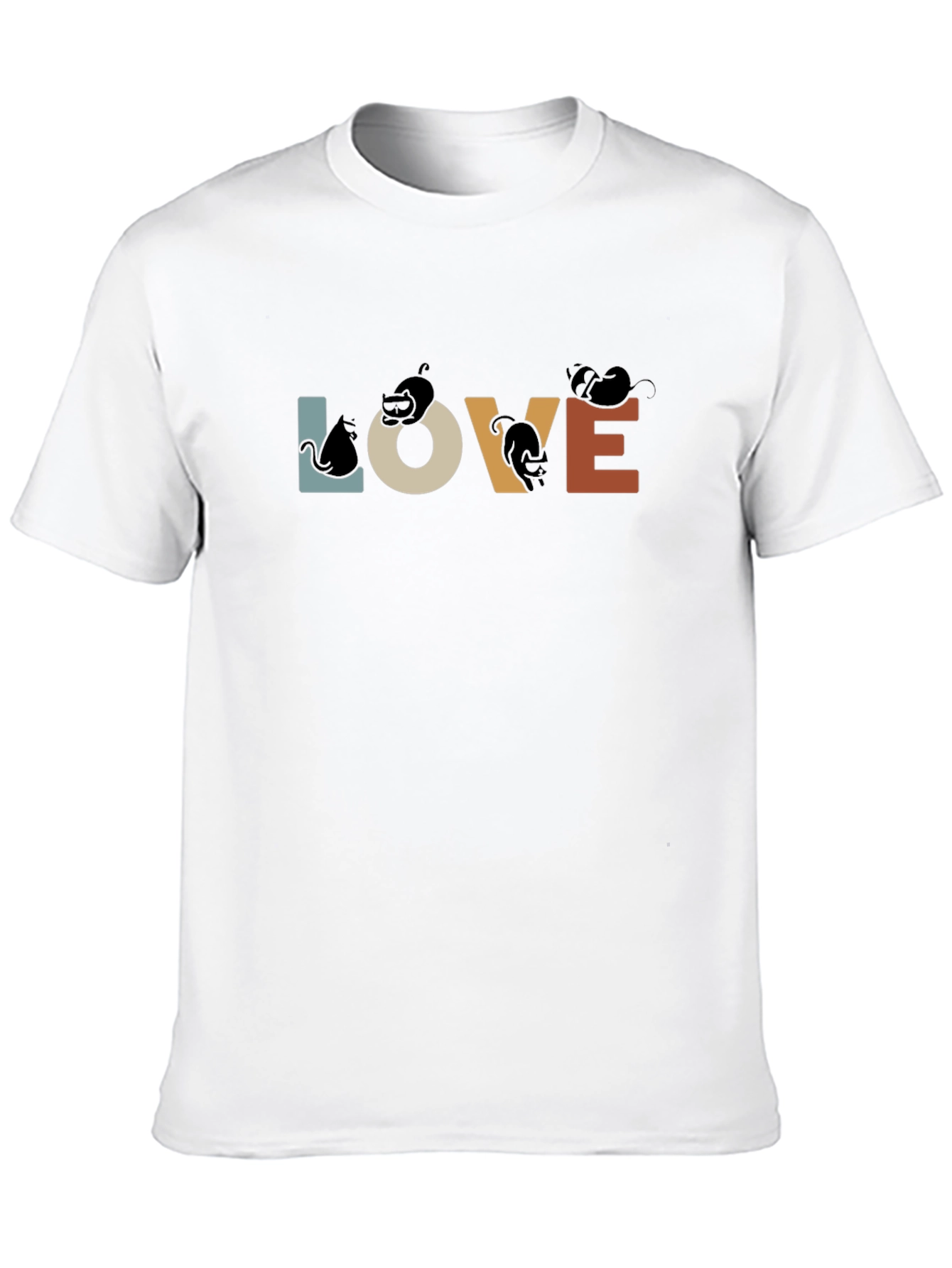 Black Cat Love T-Shirt