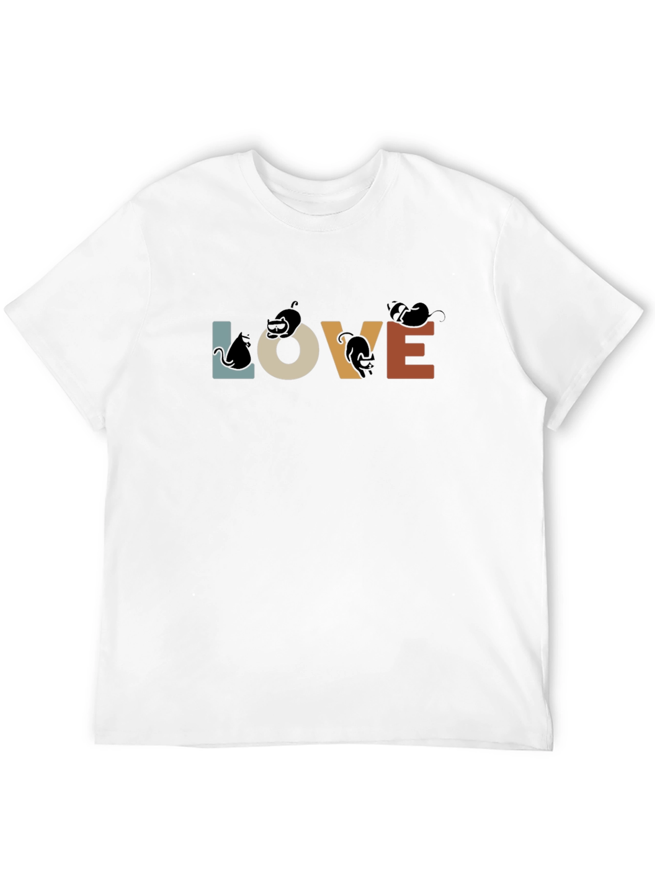 Black Cat Love T-Shirt
