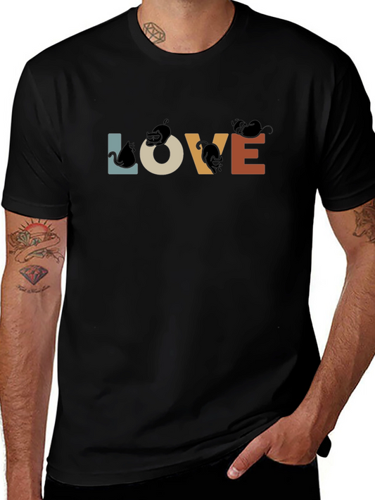 Black Cat Love T-Shirt