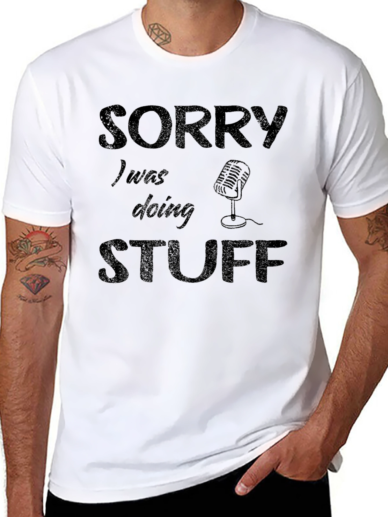 Sorry Doing Stuff Podcast T-Shirt