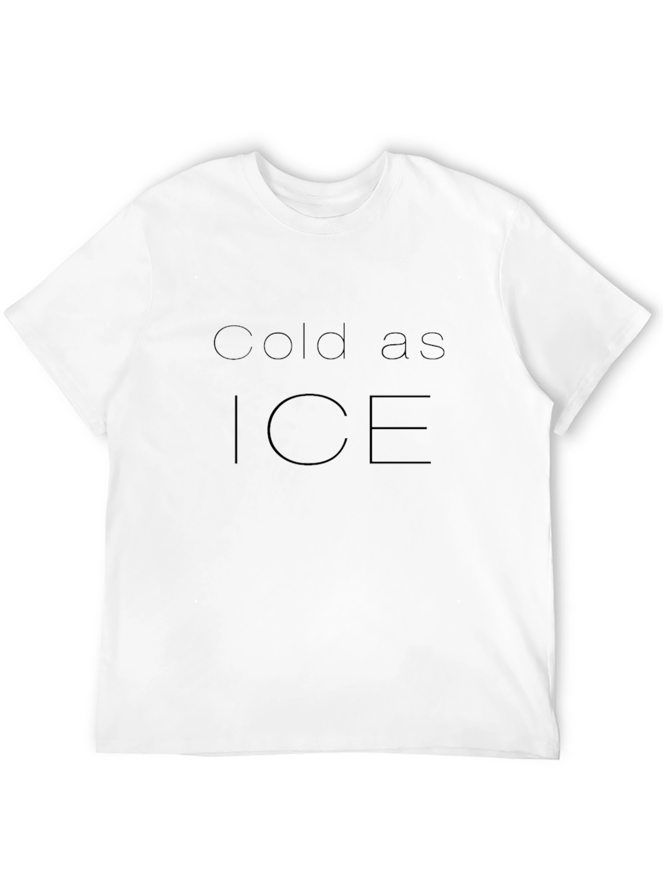 Cold as Ice Black T-Shirt